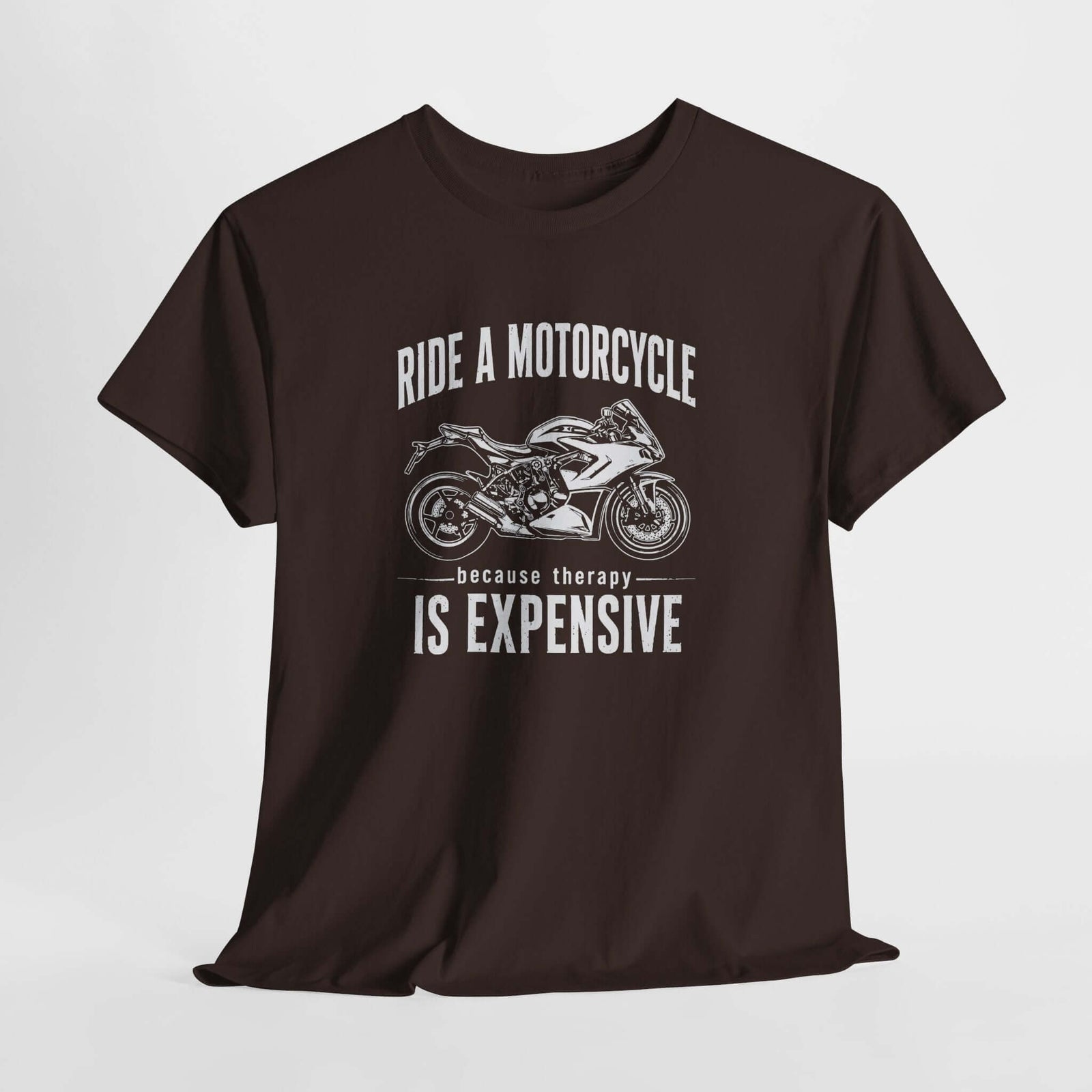 Sportbike t-shirt worn by model