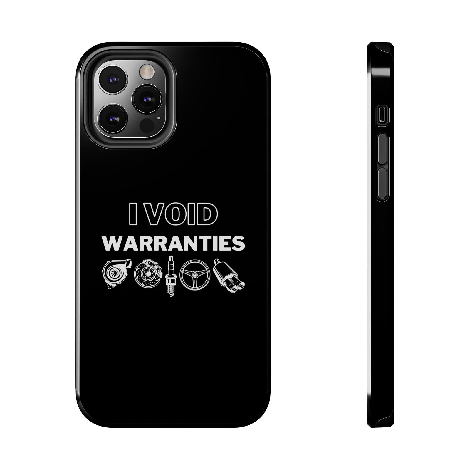Void Warranties Phone Case shirt color variant - car guy gift