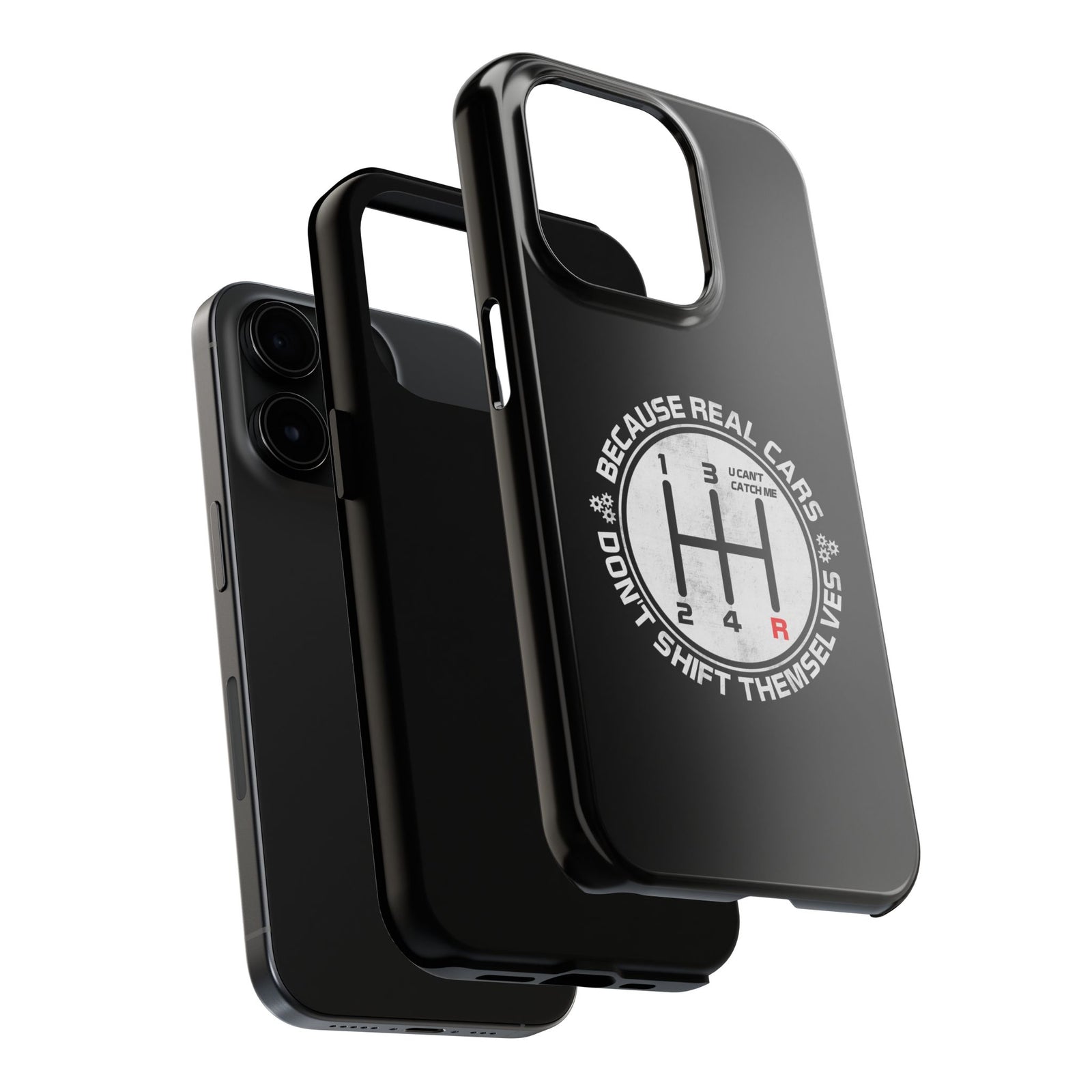 Real Cars Don't Shift Themselves Tough Phone Case | Manual Car Guy Gift