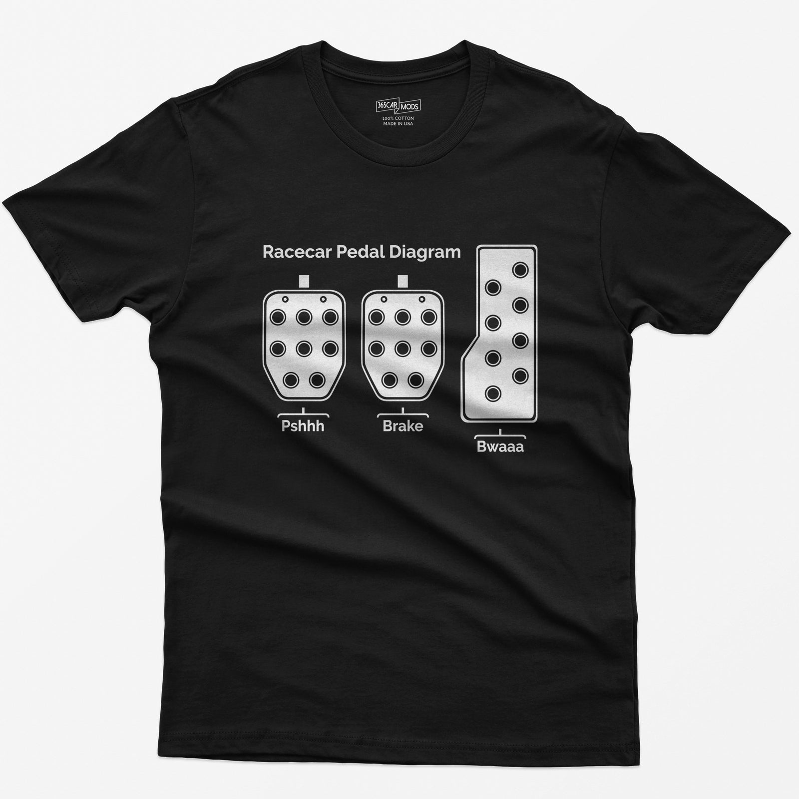 Racecar 3 Pedals T-Shirt