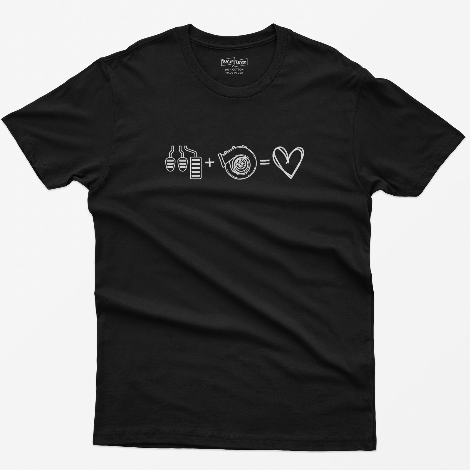 3 Pedals + Turbo = Love T-Shirt