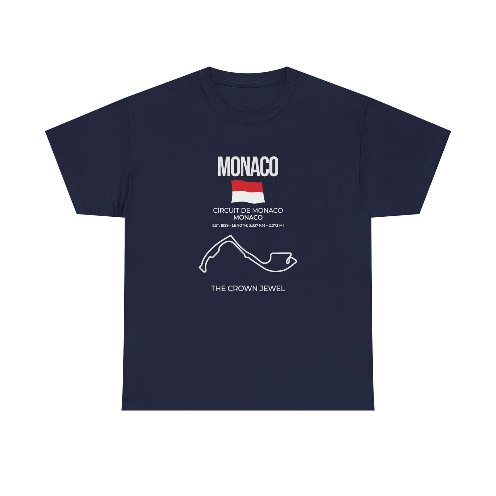 Monaco Race Track T-Shirt shirt - great gift for car fans