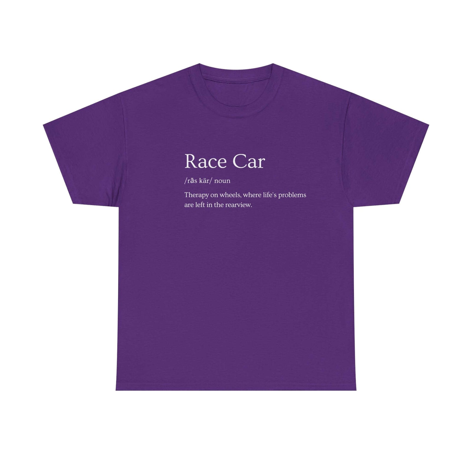 Race car definition tee - motorsport shirt for car enthusiasts
