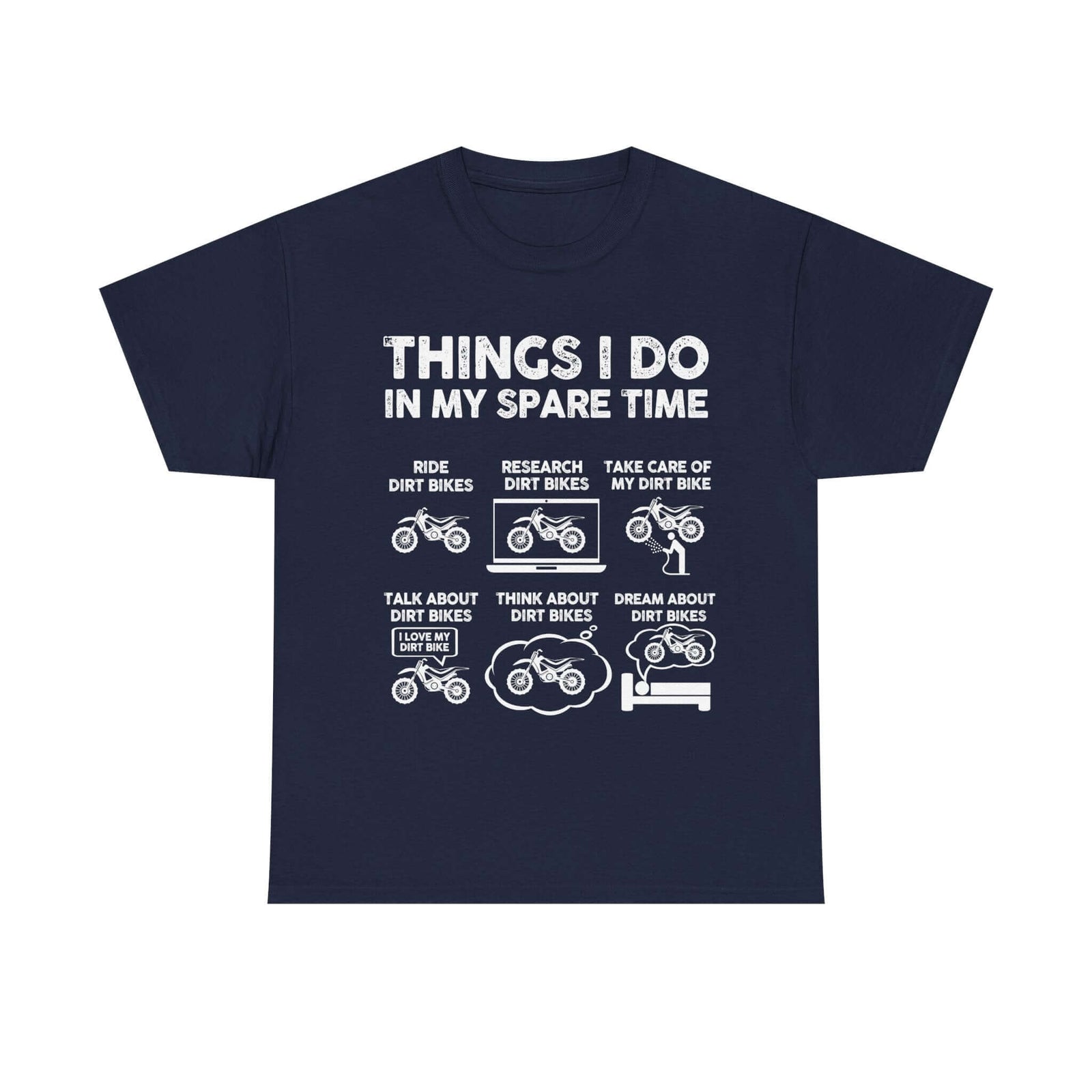 Things I Do in My Spare Time Dirt Bike T-Shirt t-shirt - unique gift for car lovers