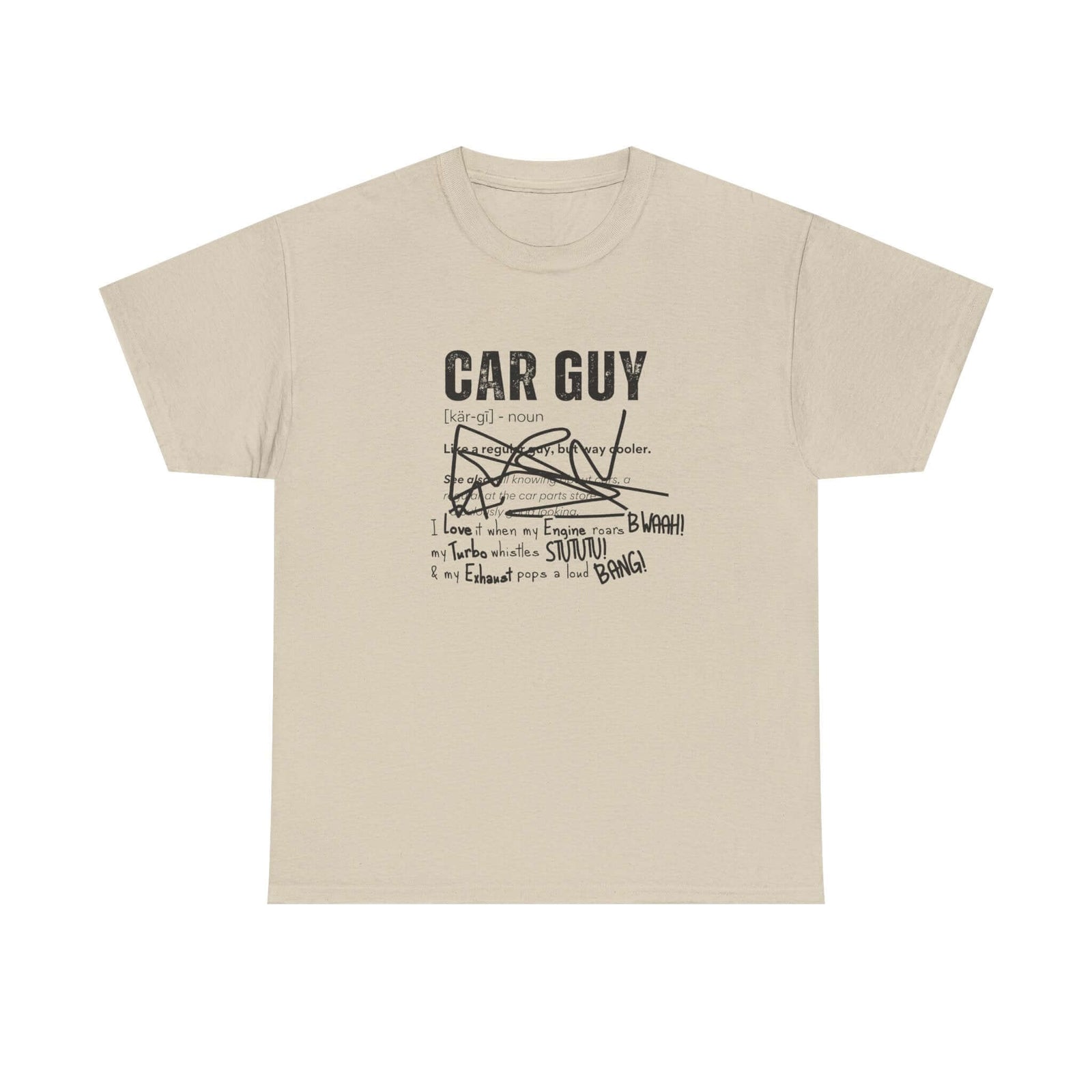 Car guy definition graphic tee - automotive shirt for gearheads