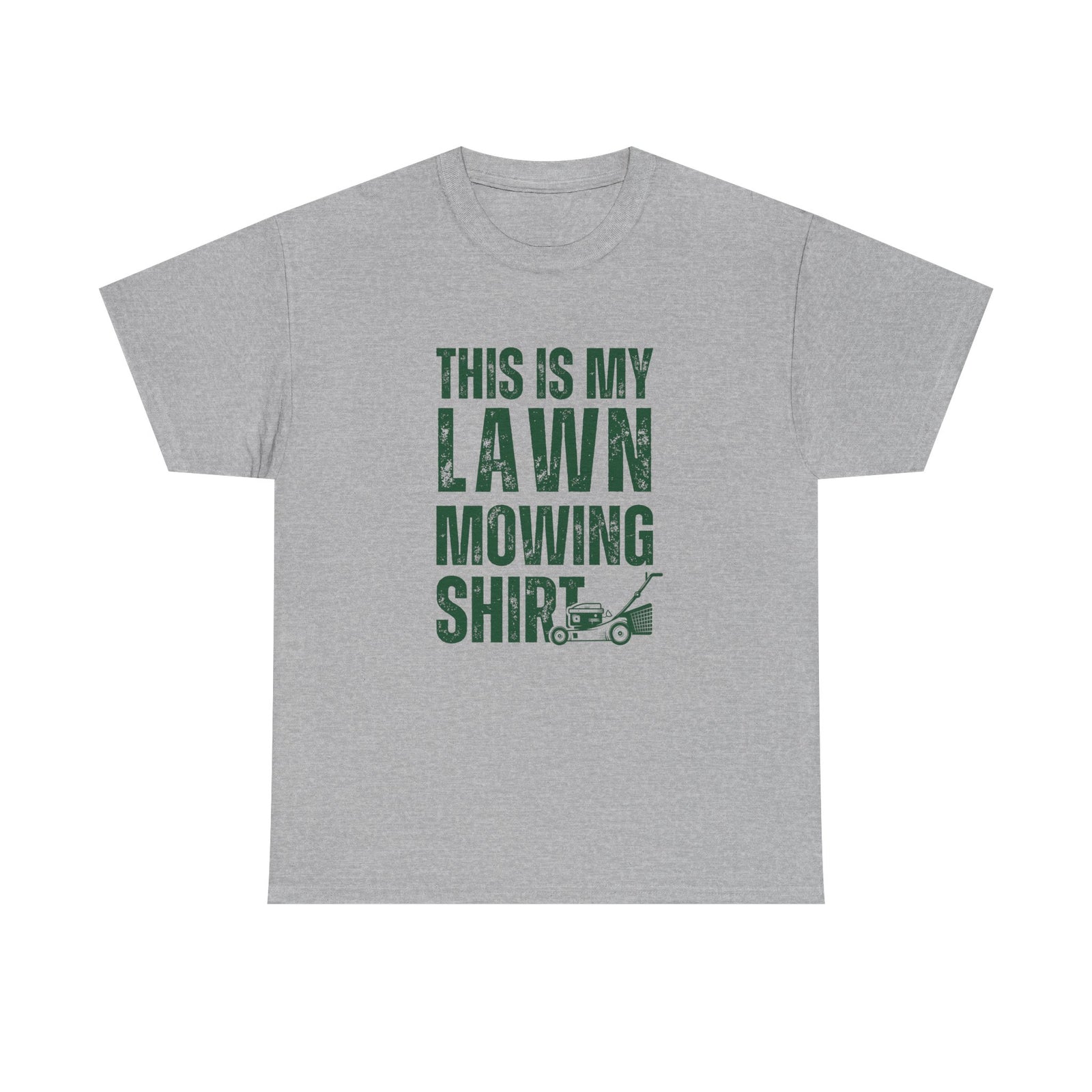 This Is My Lawn Mowing Shirt flat lay - gift for mowing enthusiasts