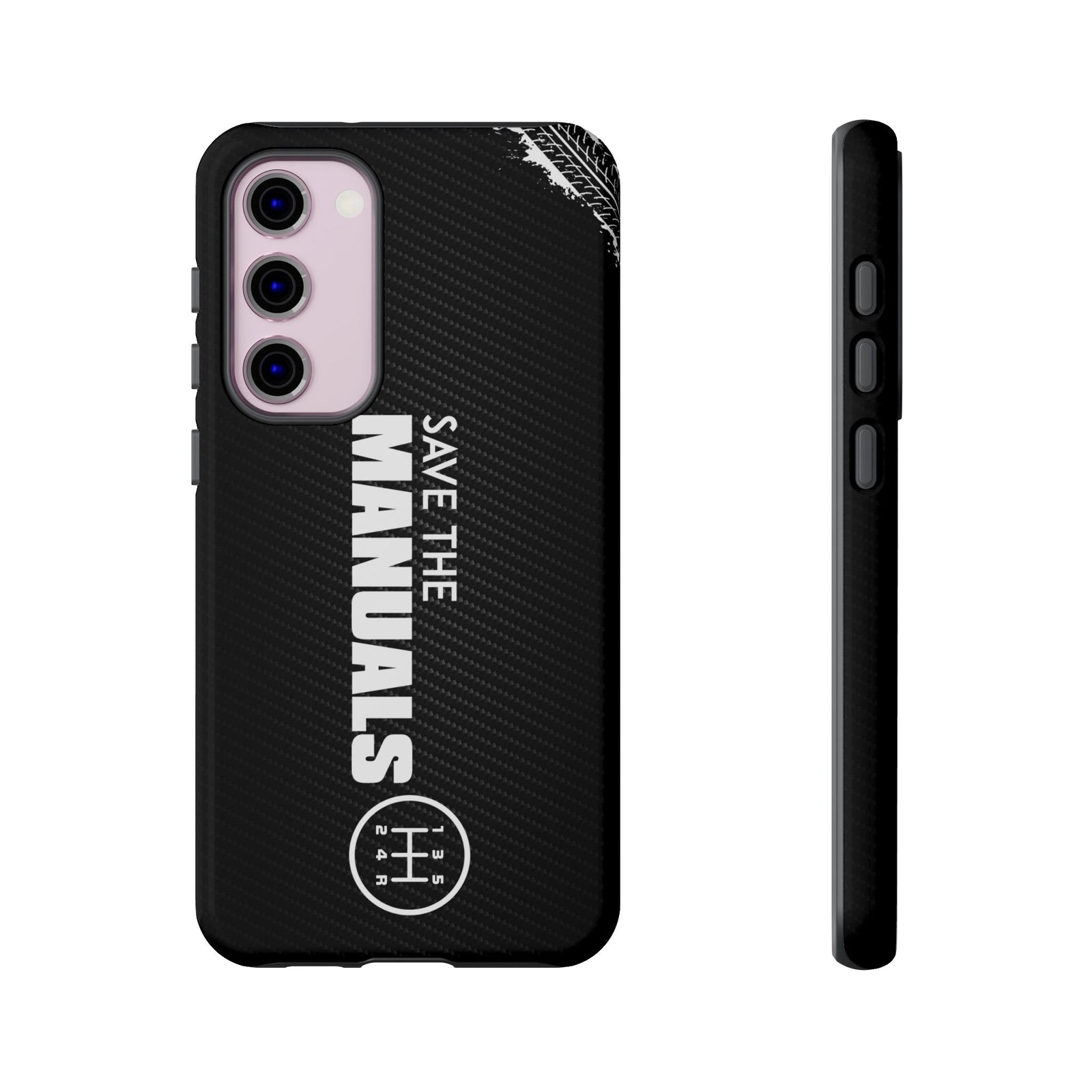 Save The Manuals Tough Phone Case | Manual Transmission Car Guy Gift