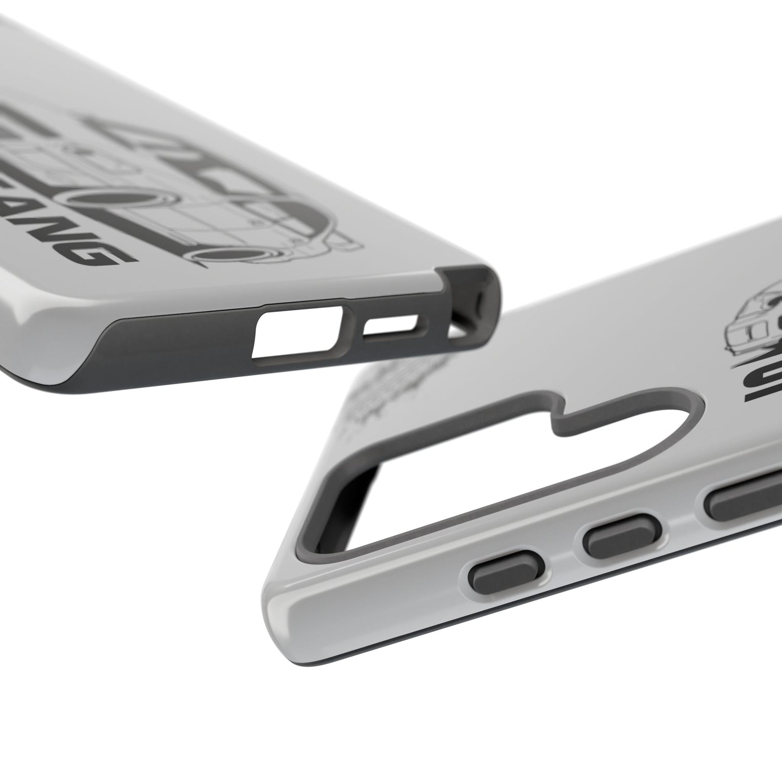 JDM Gang Tough Phone Case - Samsung Galaxy S25 Ultra, glossy, edge and port close-up