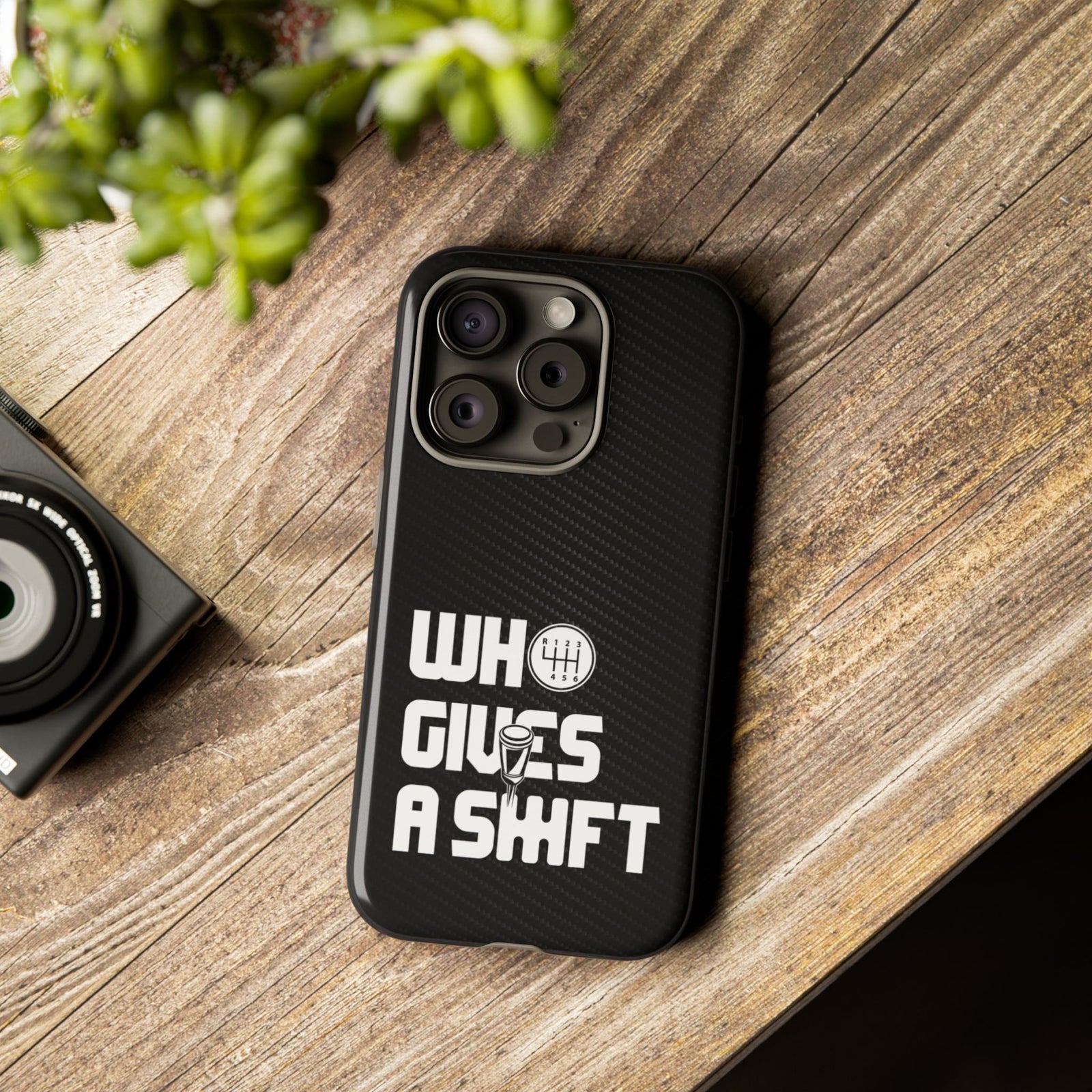 Who Gives a Shift Car Tough Phone Case | Funny Car Guy Gift