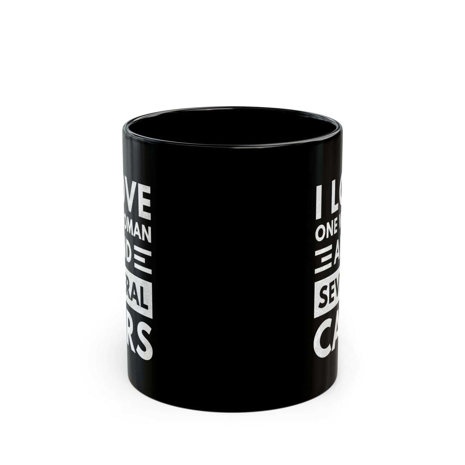 I Love One Woman and Several Cars Coffee Mug ceramic coffee mug - gift for car fans