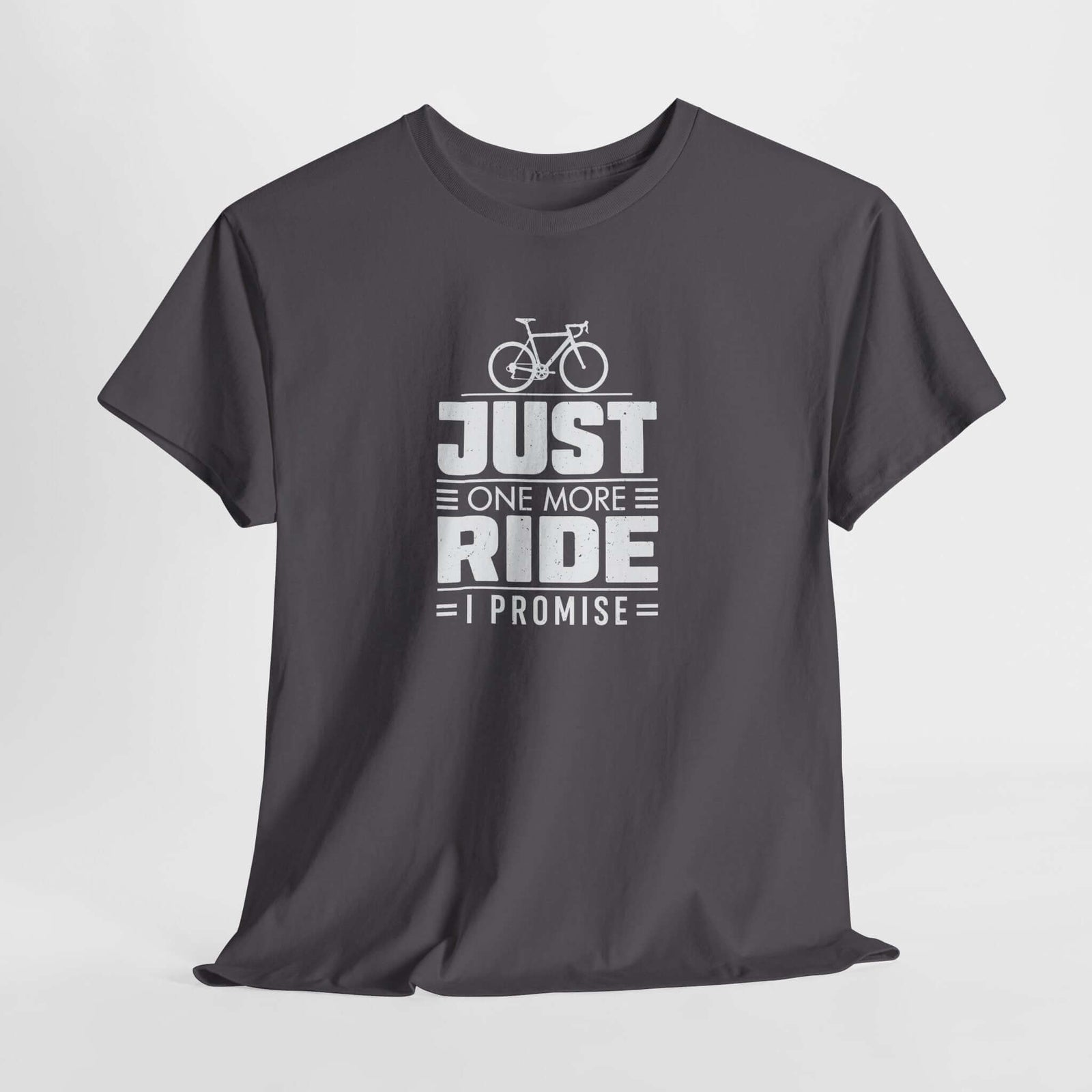 Just One More Ride shirt closeup print | Funny cyclist tee | 365CarMods