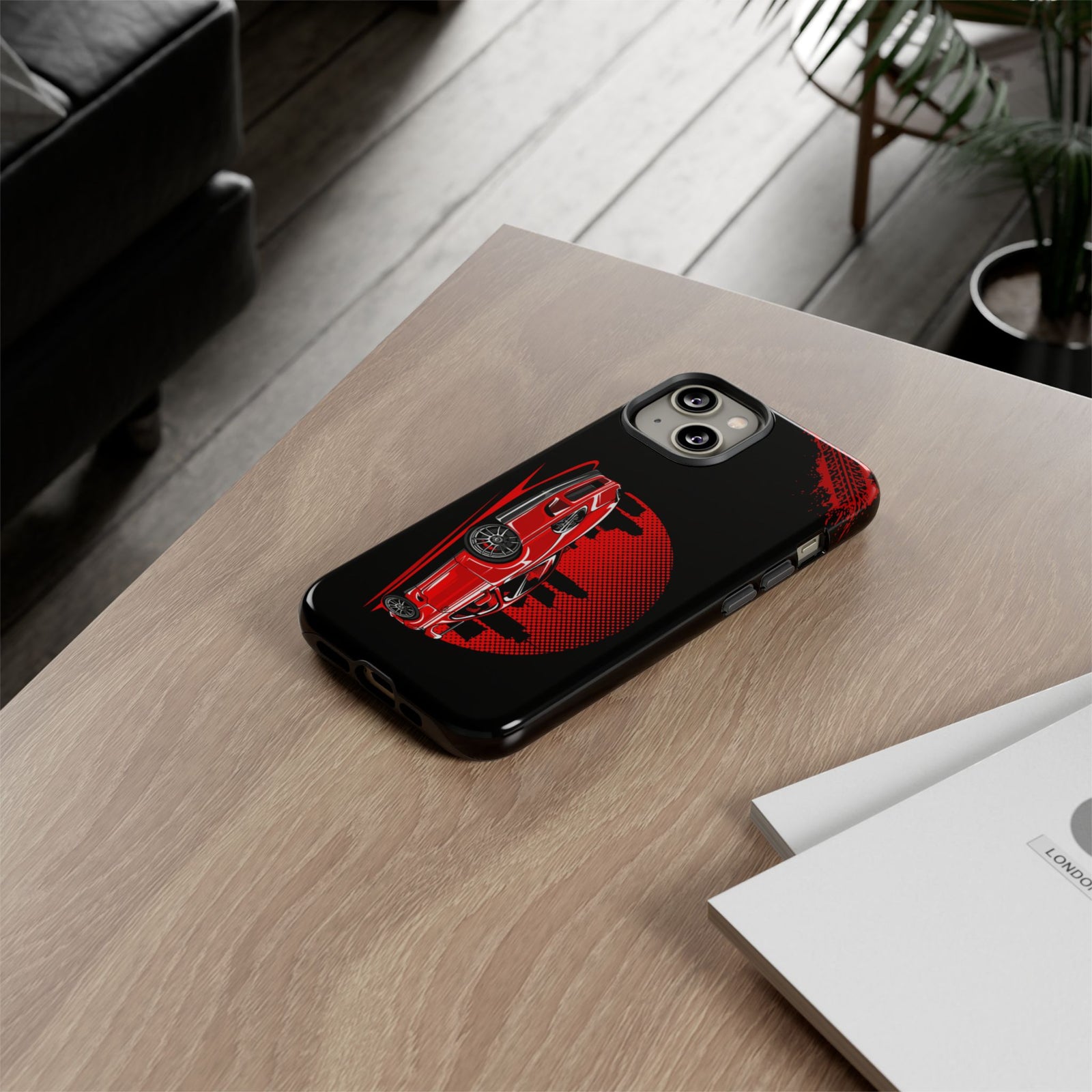 MKIV A80 Supra 2JZ Red City Tough Phone Case | JDM Car Guy Gift