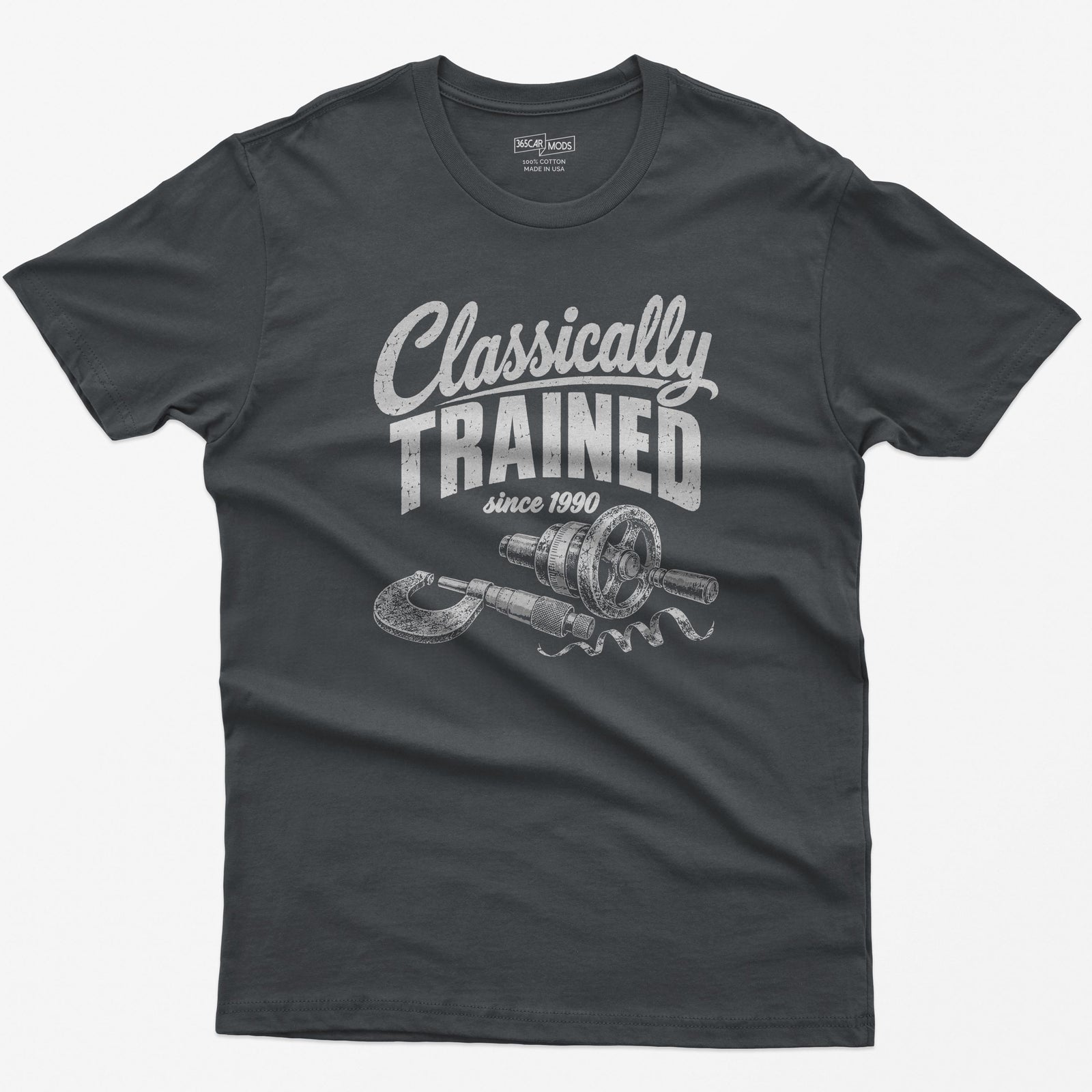 Classically Trained Machinist T-Shirt in Charcoal
