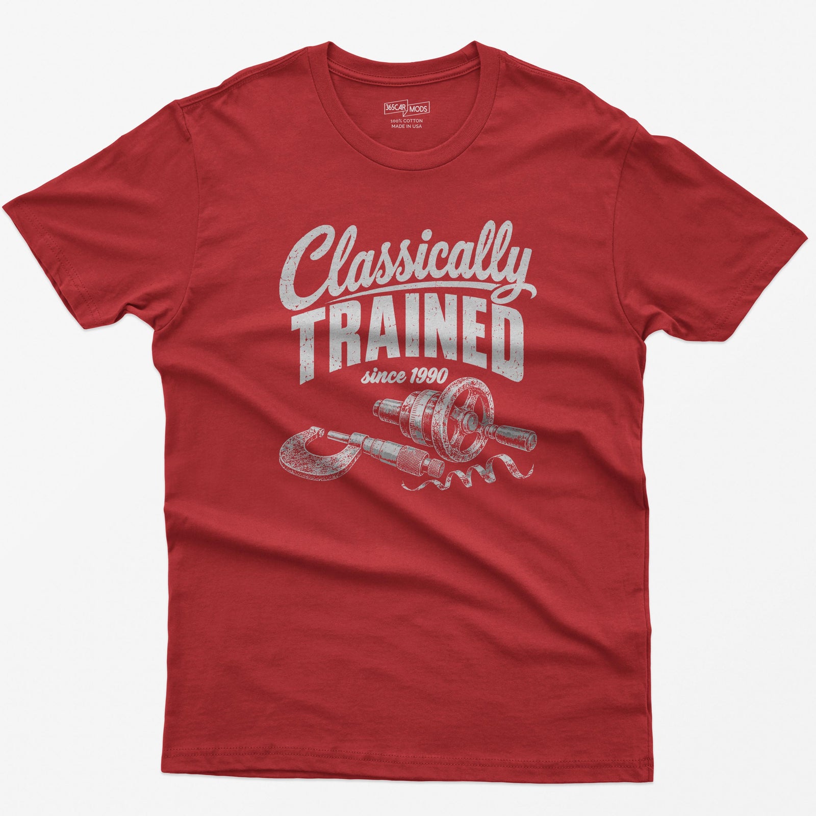 Classically Trained Machinist T-Shirt in Red