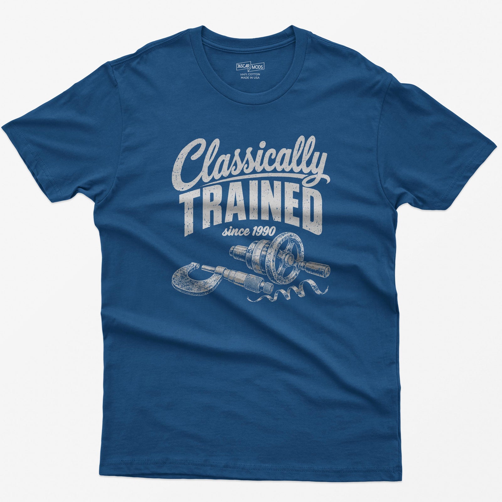 Classically Trained Machinist T-Shirt in Royal