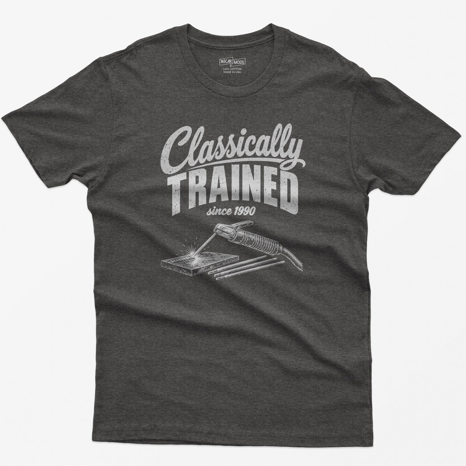 Classically Trained Welder T-Shirt in Dark Heather