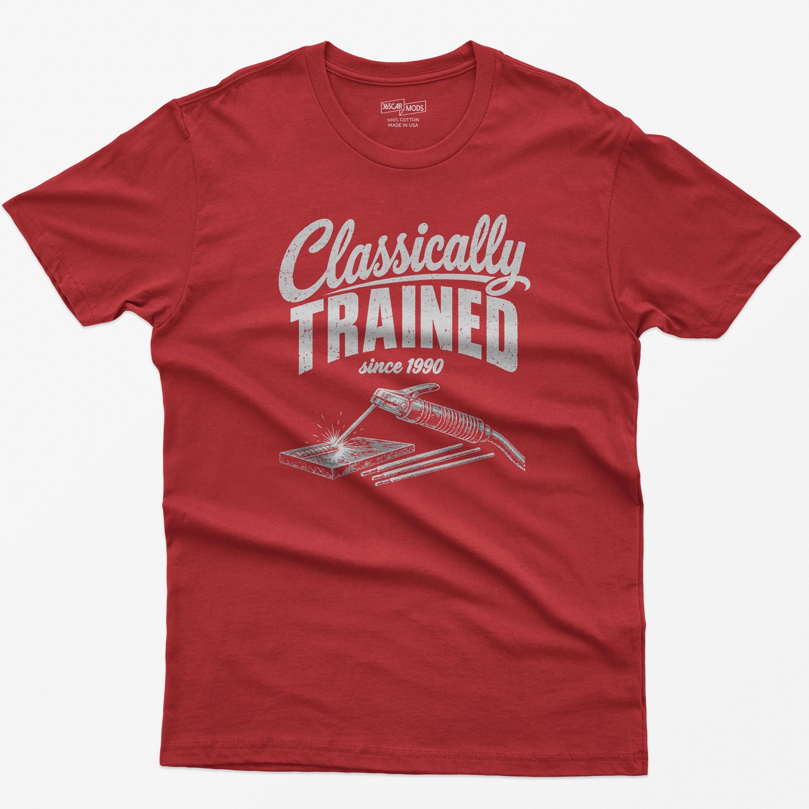Classically Trained Welder T-Shirt in Red