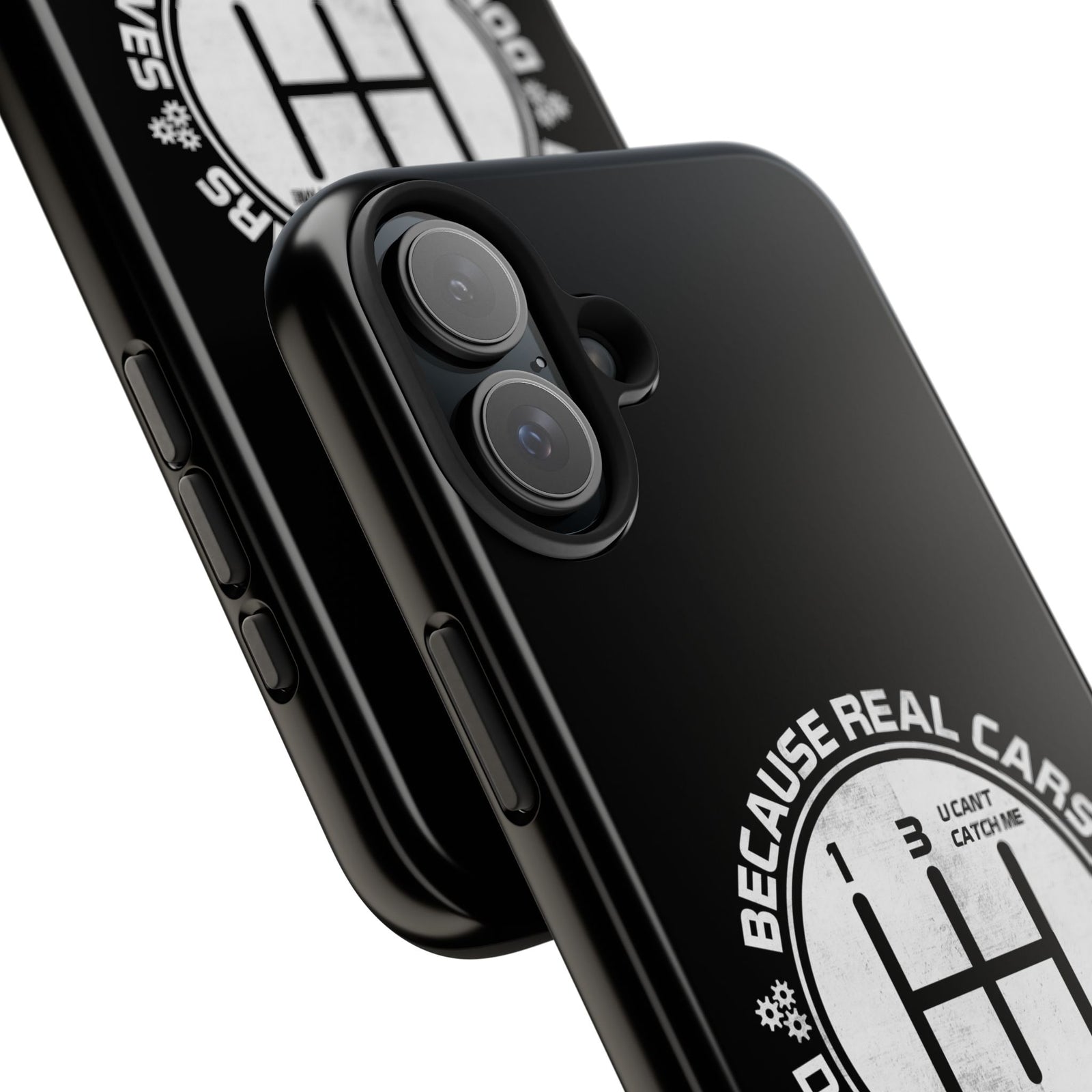 Real Cars Don't Shift Themselves Tough Phone Case | Manual Car Guy Gift