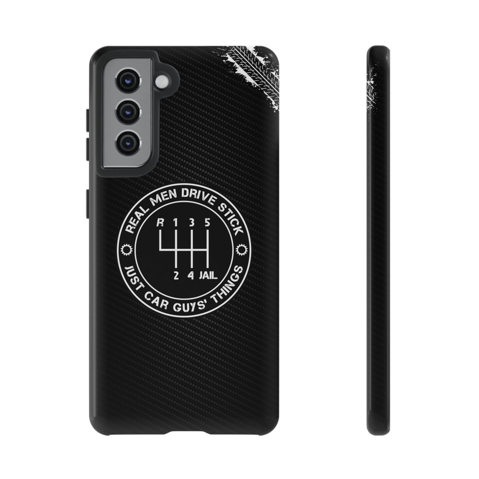Real Men Drive Stick Manual Transmission Tough Phone Case | Car Guy Gift