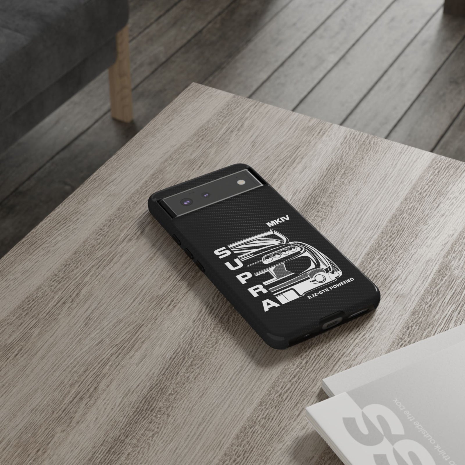 JDM Back View Tough Phone Case - Google Pixel 6, glossy, lifestyle photo