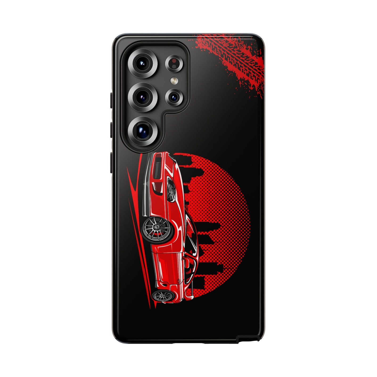 MKIV A80 Supra 2JZ Red City Tough Phone Case | JDM Car Guy Gift