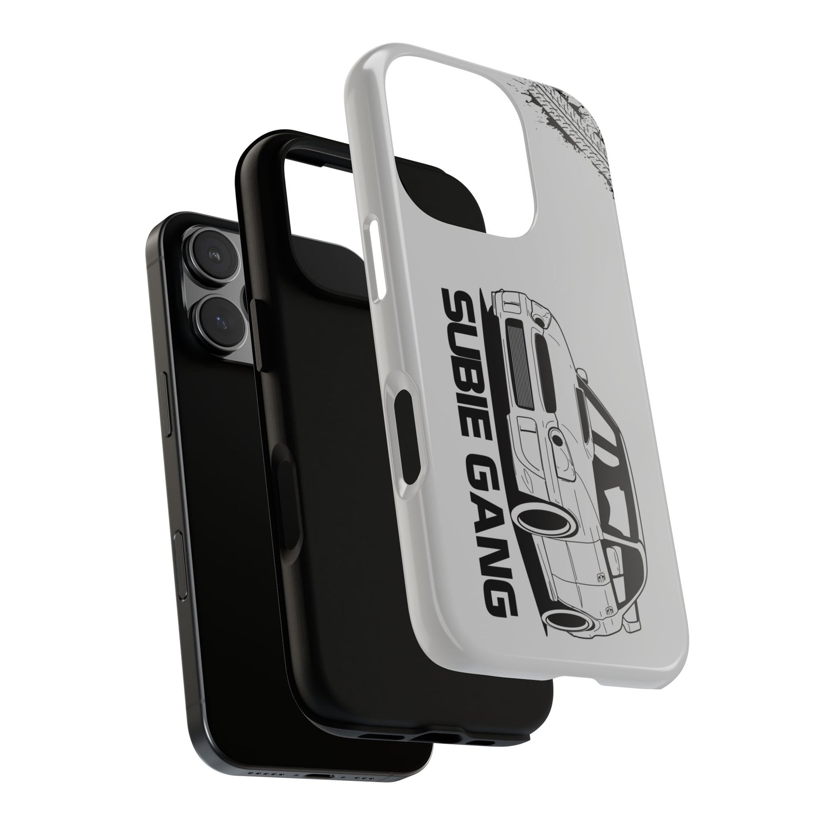 JDM Gang Tough Phone Case - iPhone 16 Pro, glossy, dual-layer protection