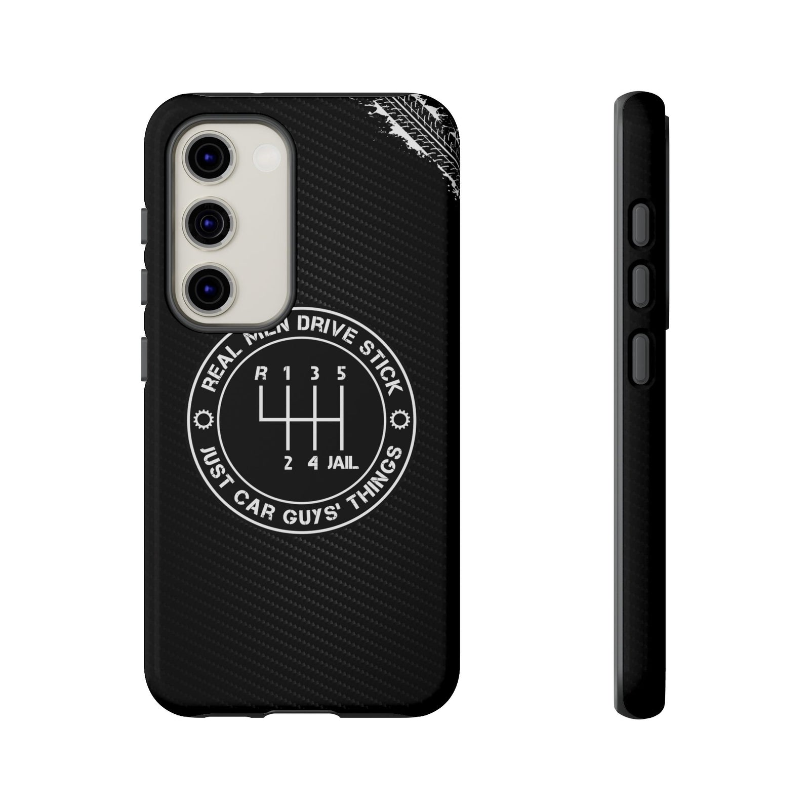 Real Men Drive Stick Manual Transmission Tough Phone Case | Car Guy Gift