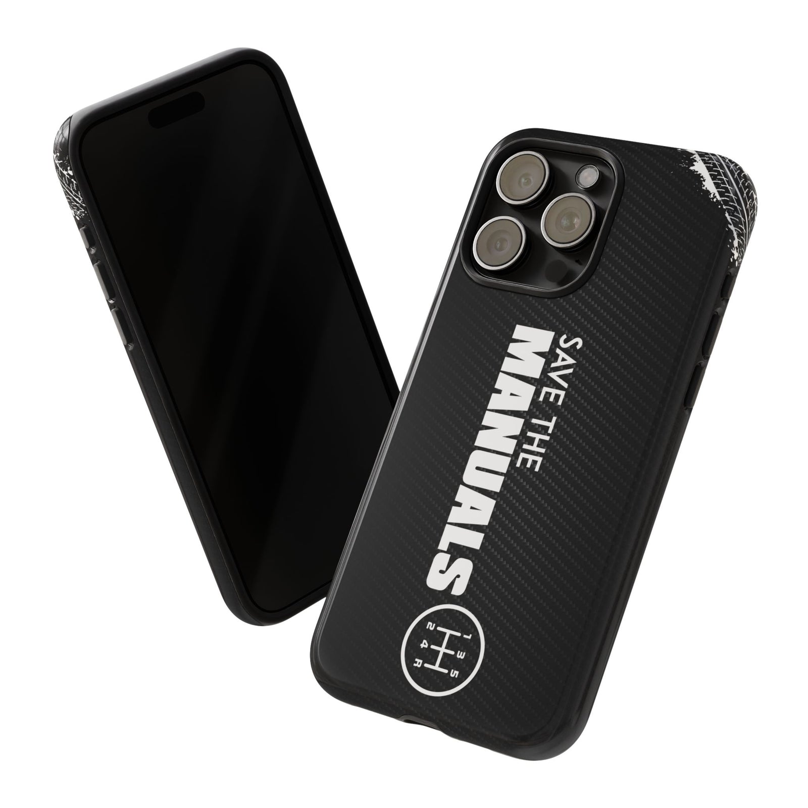Save The Manuals Tough Phone Case | Manual Transmission Car Guy Gift