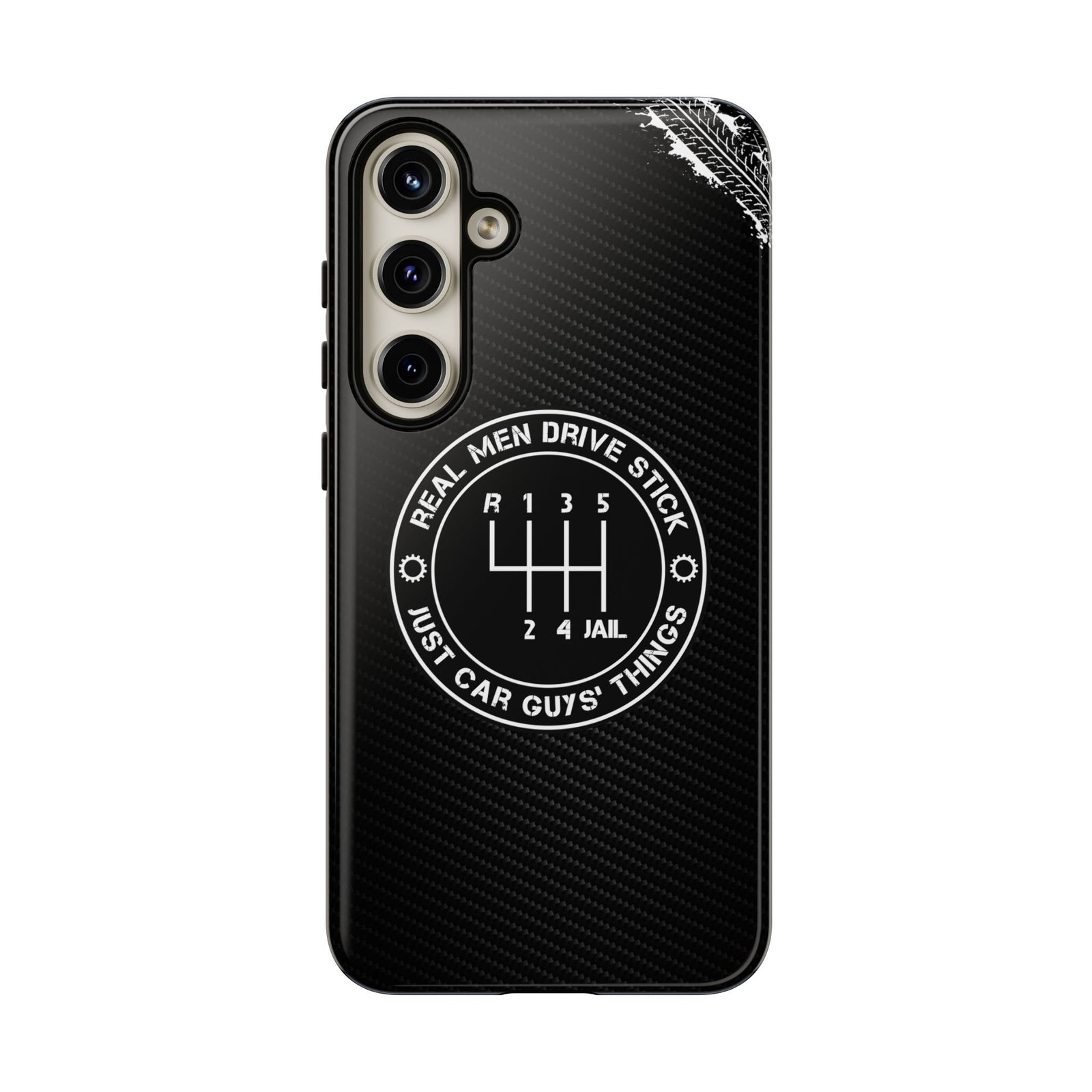 Real Men Drive Stick Manual Transmission Tough Phone Case | Car Guy Gift