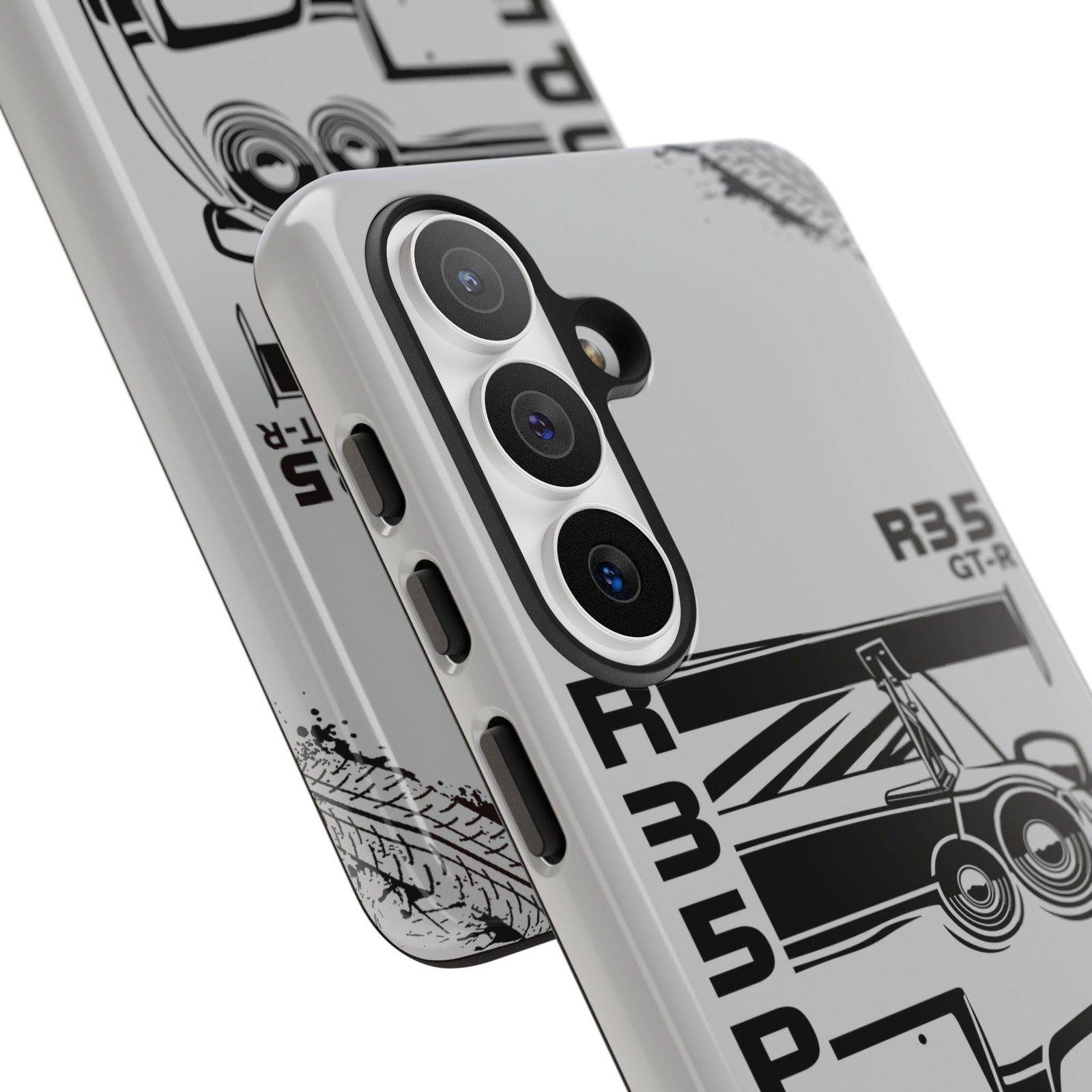 JDM Front View Tough Phone Case - Google Pixel 9 Pro XL, glossy, camera cutout close-up
