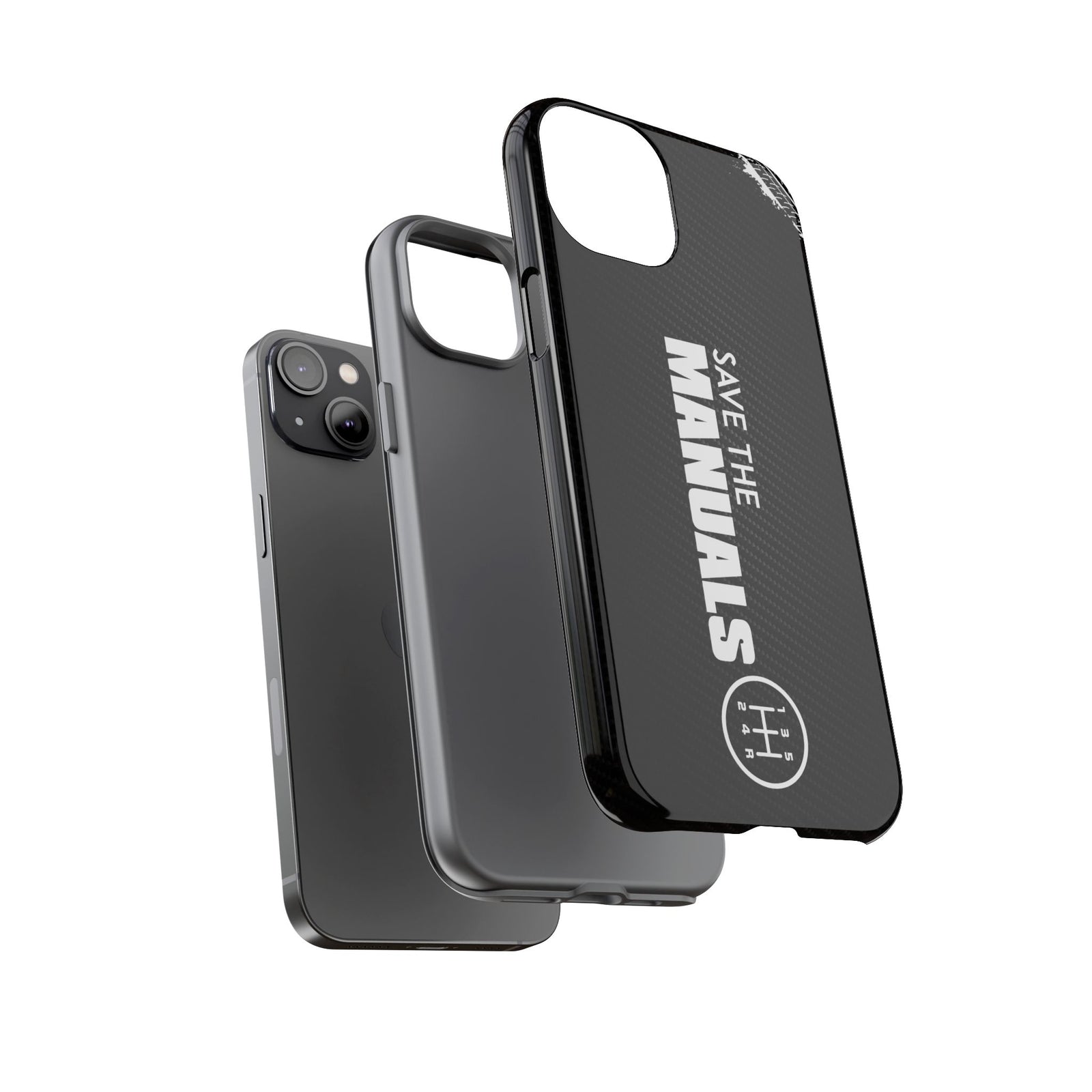 Save The Manuals Tough Phone Case | Manual Transmission Car Guy Gift
