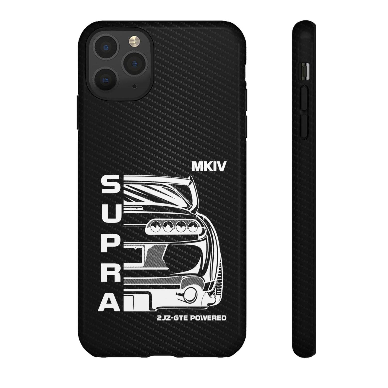 JDM Back View Tough Phone Case - iPhone 11 Pro Max, glossy, front and side view