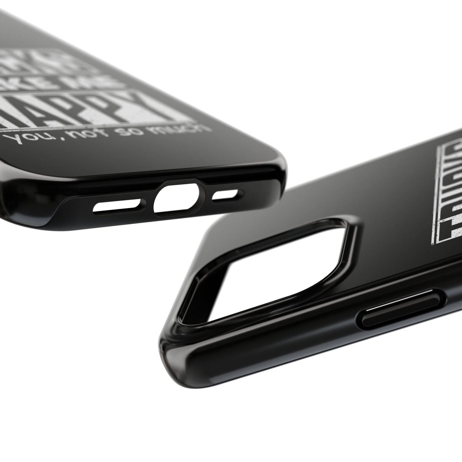 Trucks Make Me Happy Phone Case | Funny Truck Enthusiast Gift