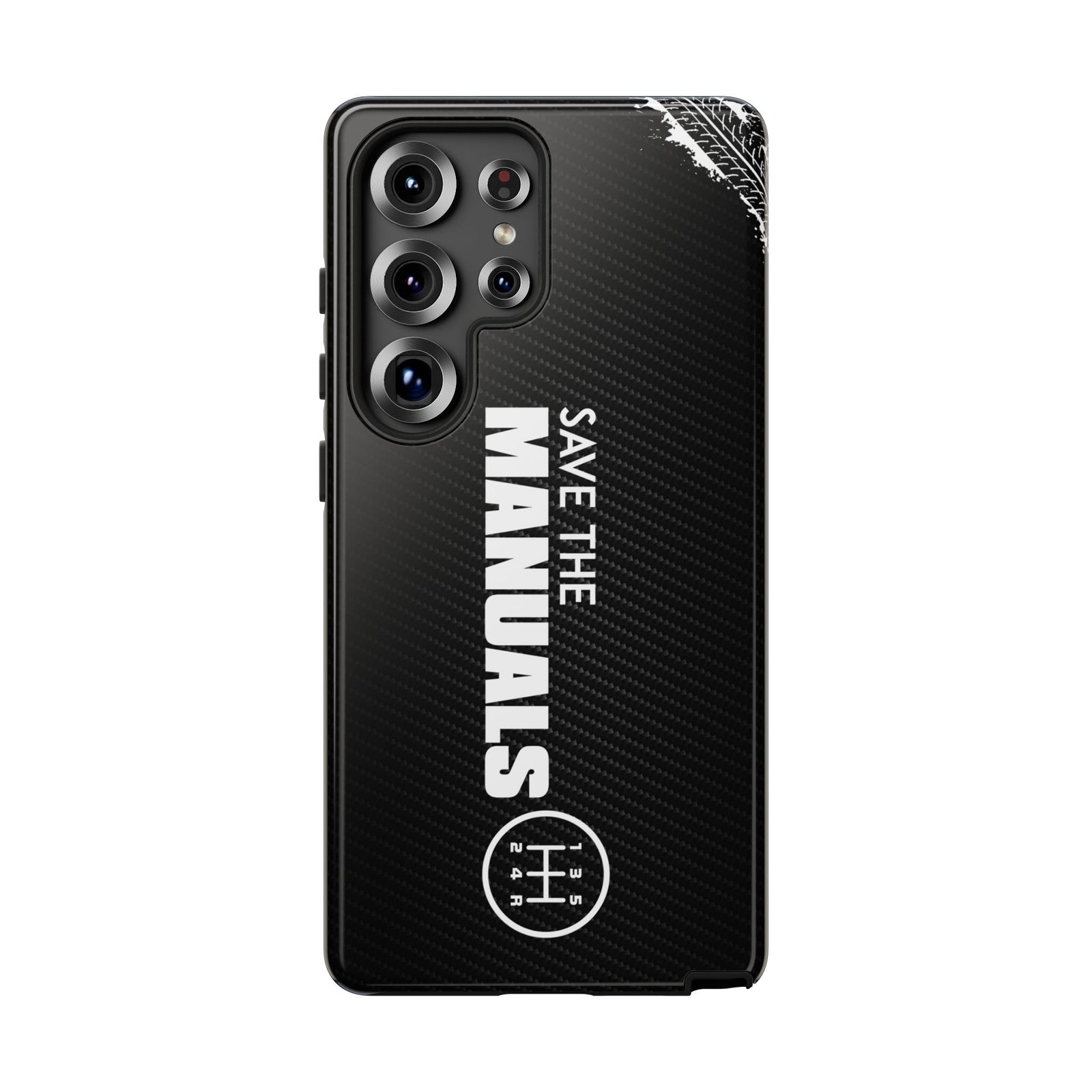 Save The Manuals Tough Phone Case | Manual Transmission Car Guy Gift