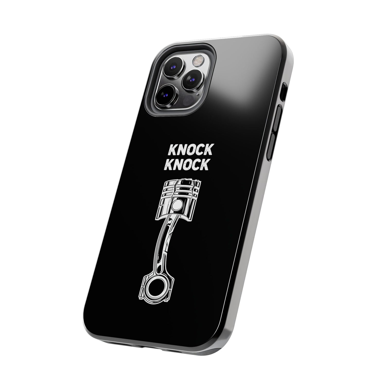 Knock Knock Broken Piston Phone Case | Funny Mechanic Car Guy Gift