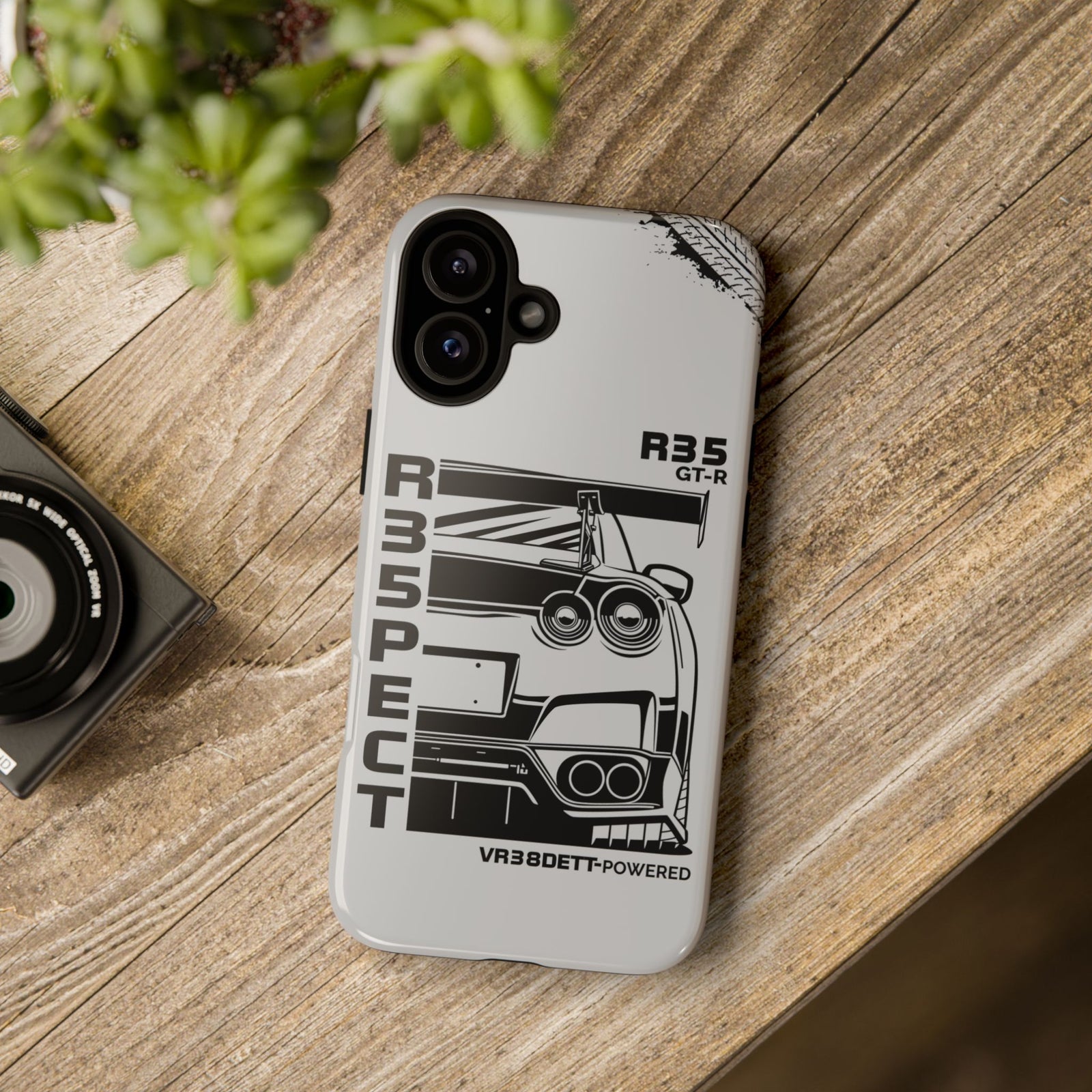 JDM Front View Tough Phone Case - Samsung Galaxy S23 Ultra, glossy, dual-layer protection