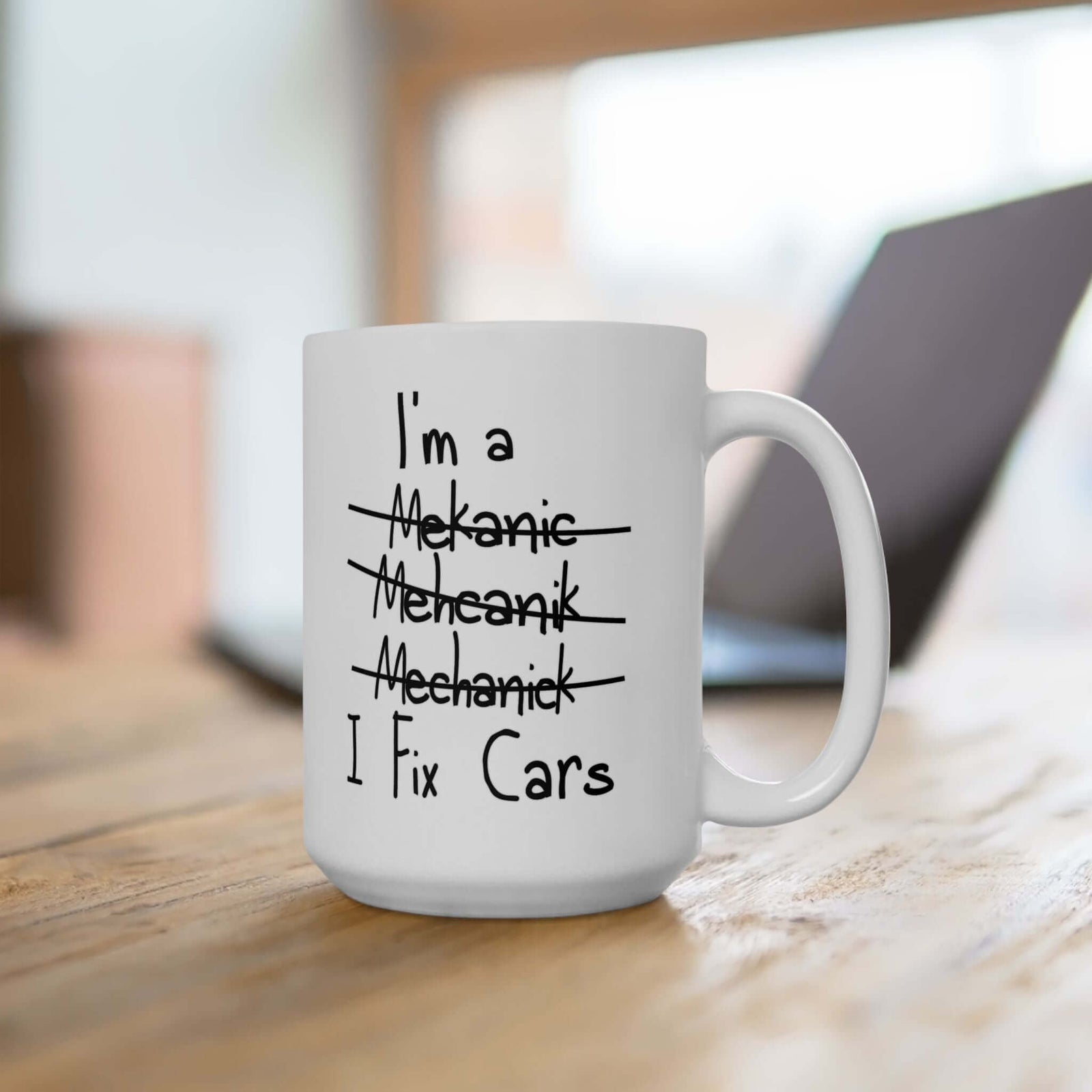 I Fix Cars Coffee Mug coffee cup - gearhead gift idea