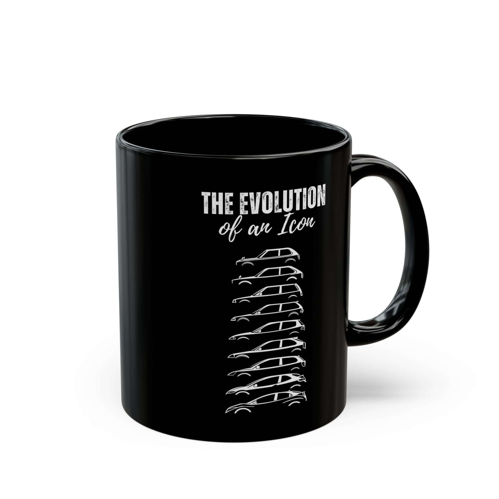 JDM Coffee Mug mug back view - car enthusiast gift
