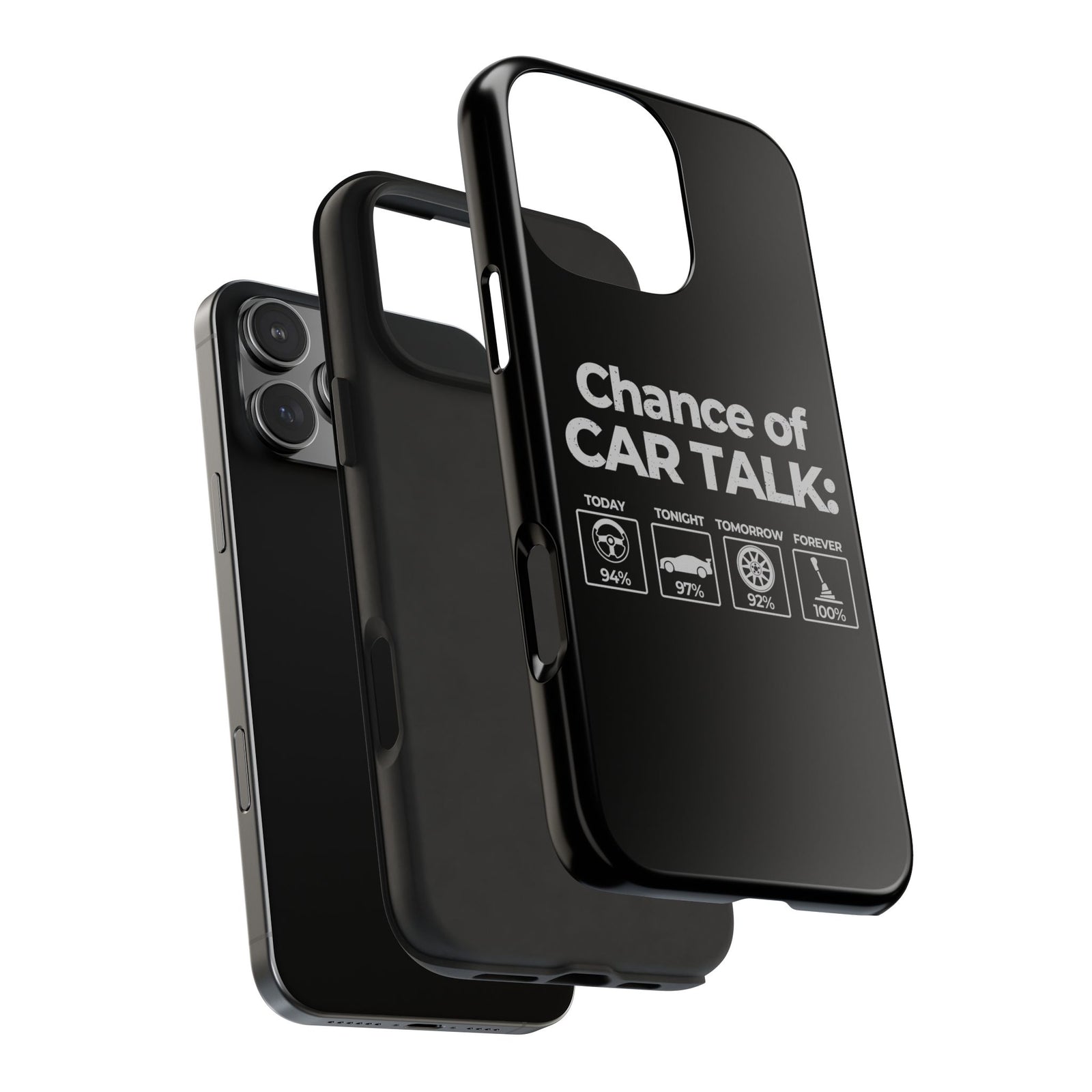 100% Chance of Car Talk Phone Case | Car Enthusiast Gift