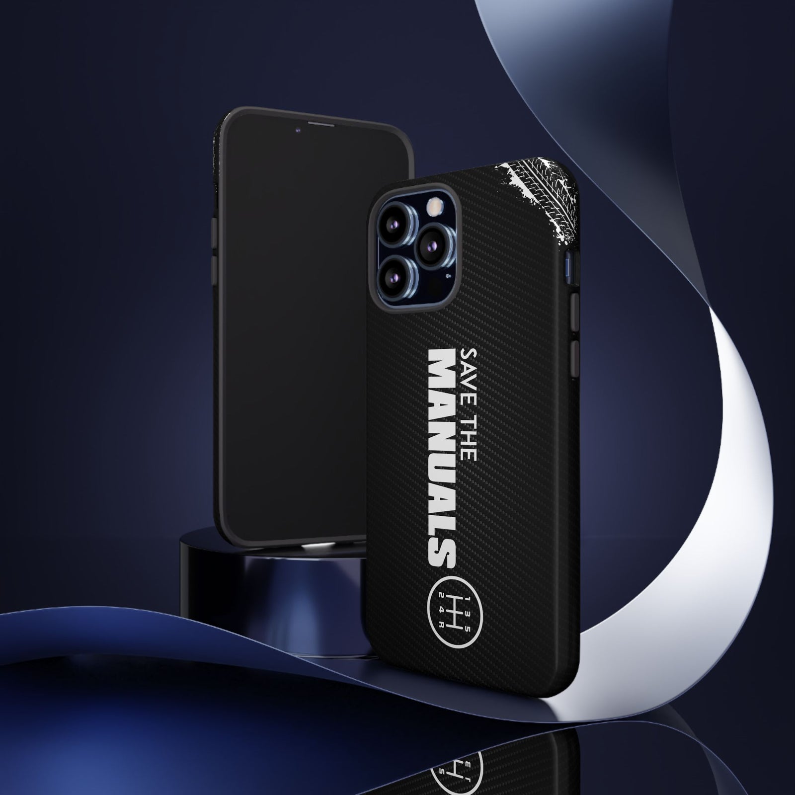 Save The Manuals Tough Phone Case | Manual Transmission Car Guy Gift