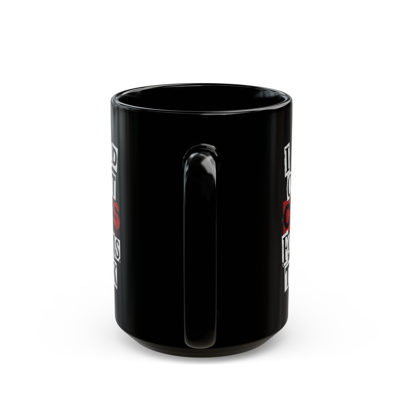 I Would Commit Crimes for This Truck Mug - 15oz black coffee mug, handle facing front