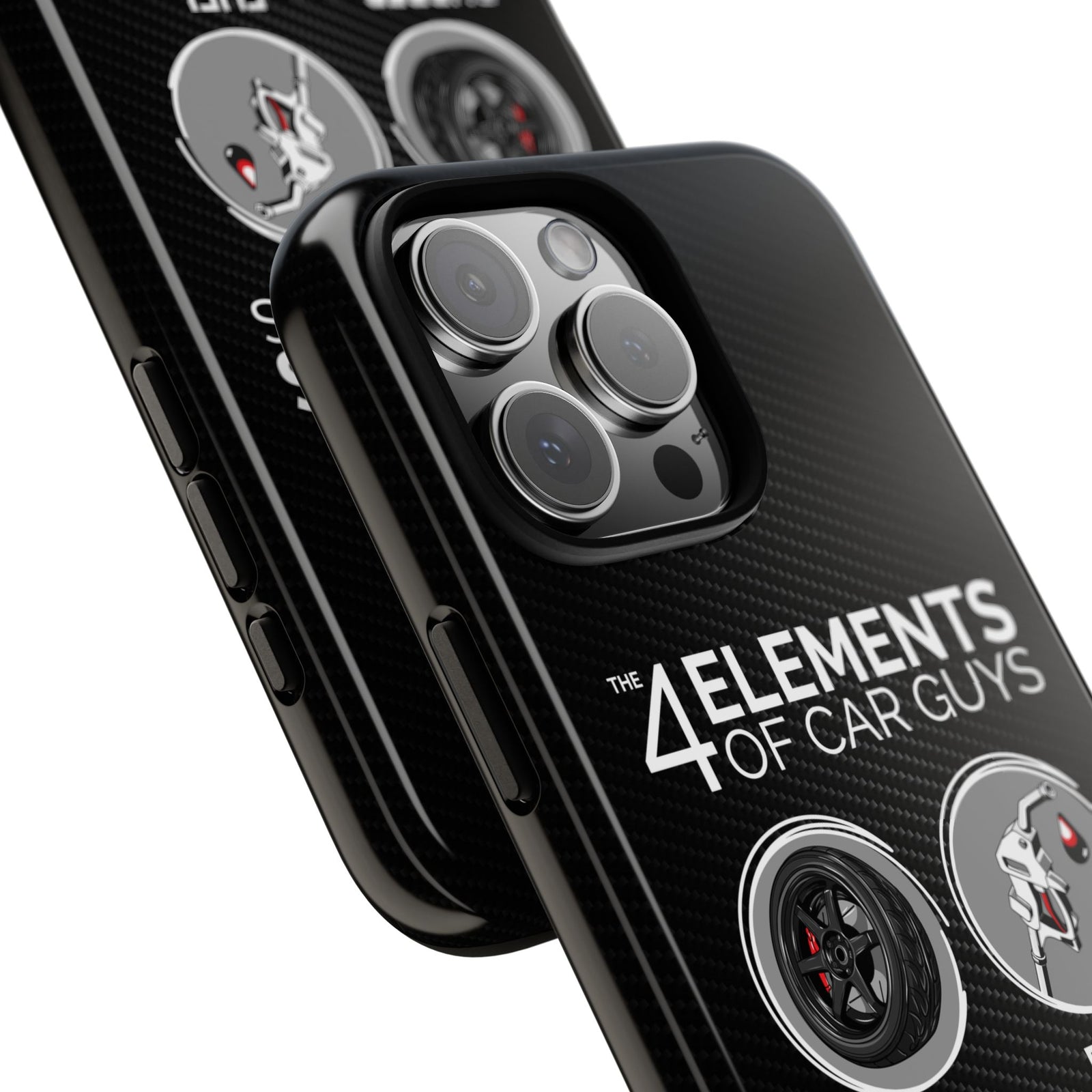 The 4 Elements of Car Guys Tough Phone Case | Funny Car Lover Gift