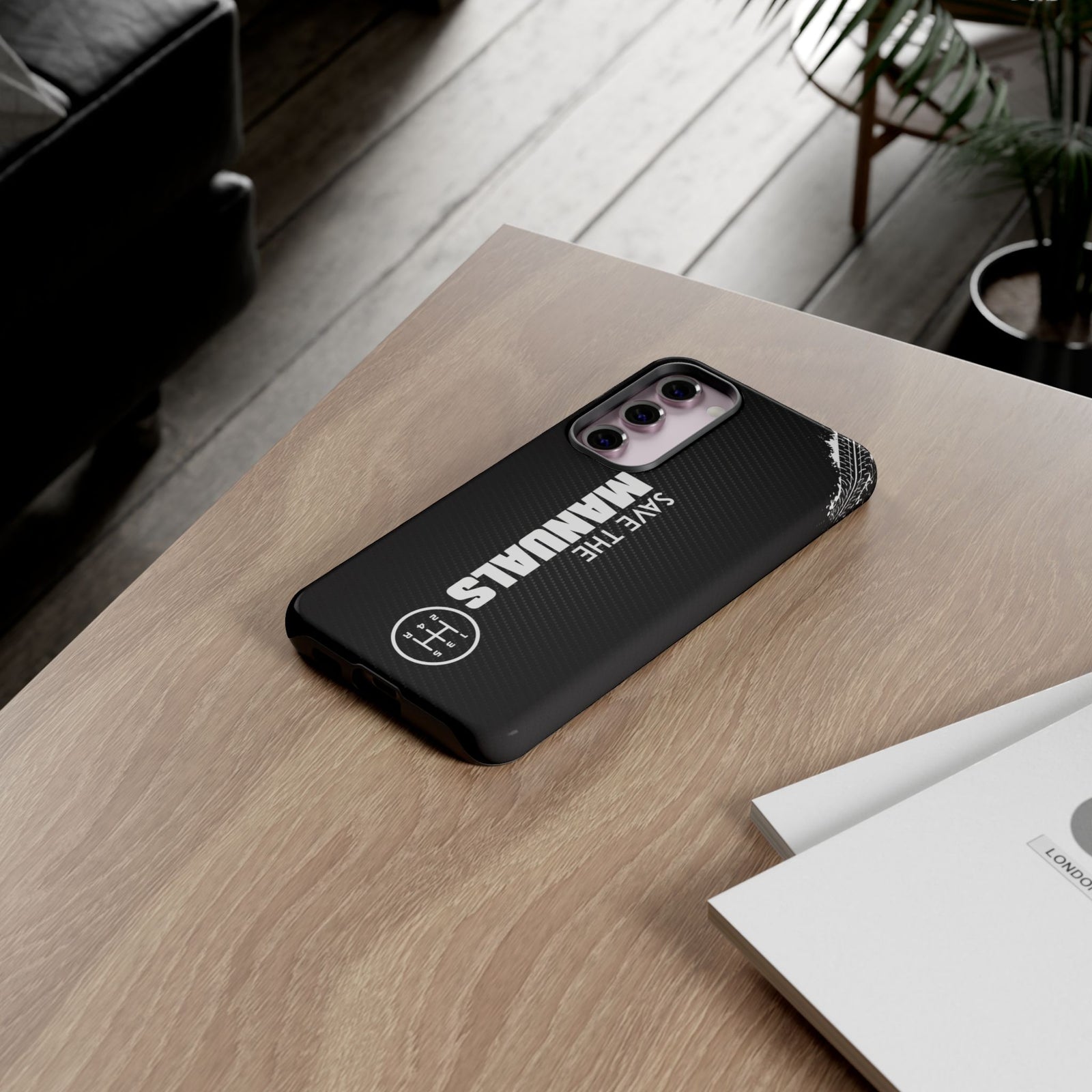 Save The Manuals Tough Phone Case | Manual Transmission Car Guy Gift