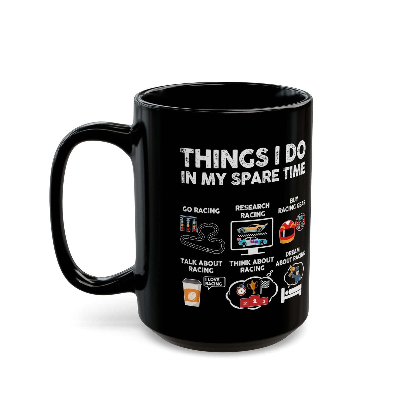 Things I Do In My Spare Time Mug ceramic mug - unique gift for car lovers