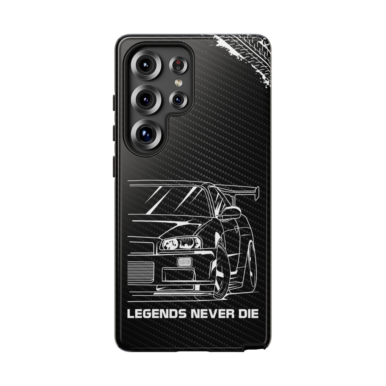 JDM Legends Never Die Tough Phone Case - Samsung Galaxy S25 Ultra, glossy, front view