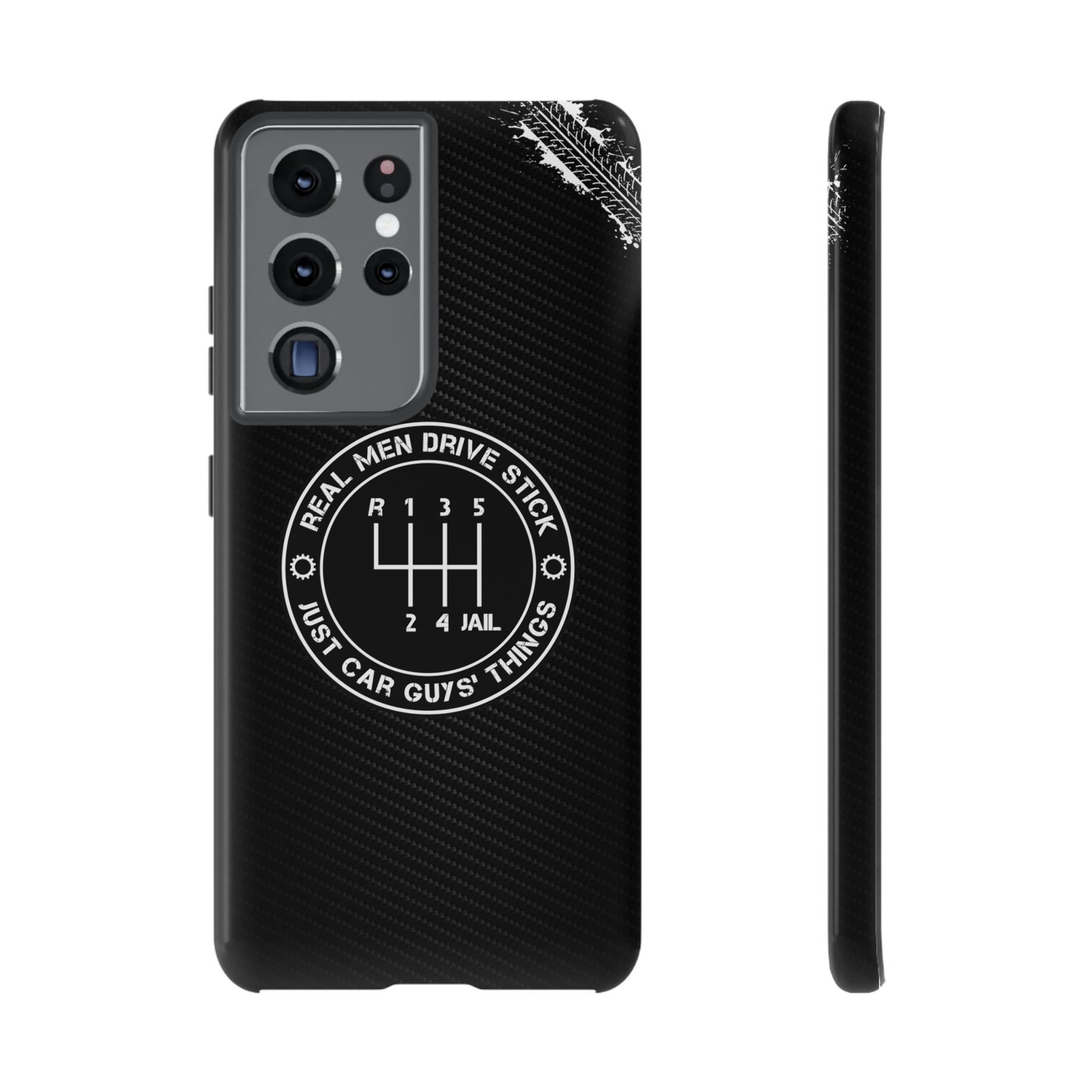 Real Men Drive Stick Manual Transmission Tough Phone Case | Car Guy Gift