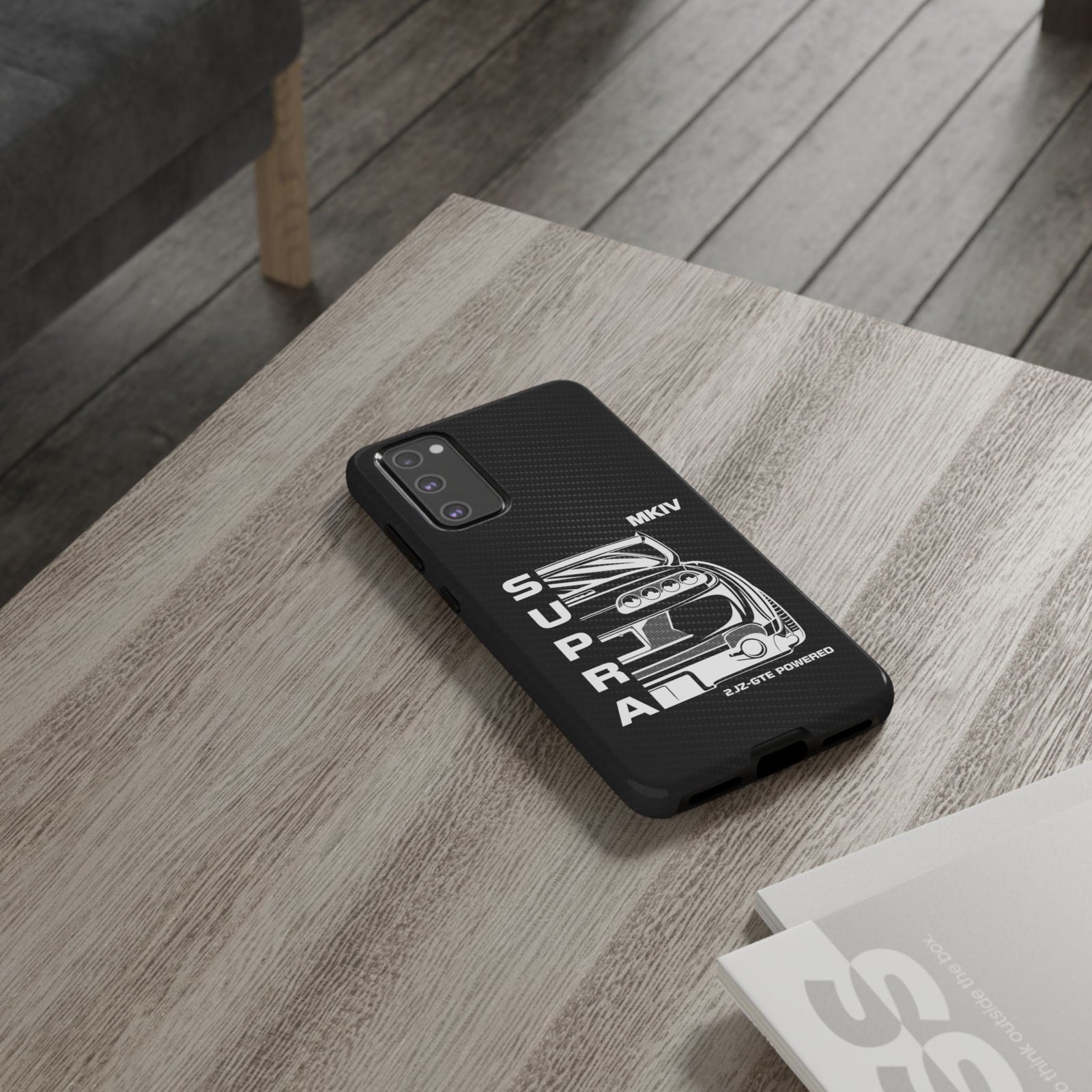 JDM Back View Tough Phone Case - Samsung Galaxy S20 FE, glossy, lifestyle photo