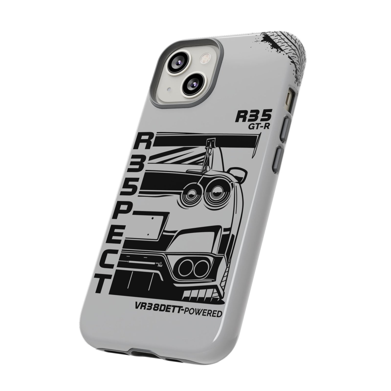 JDM Front View Tough Phone Case - iPhone 16, glossy, dual-layer protection