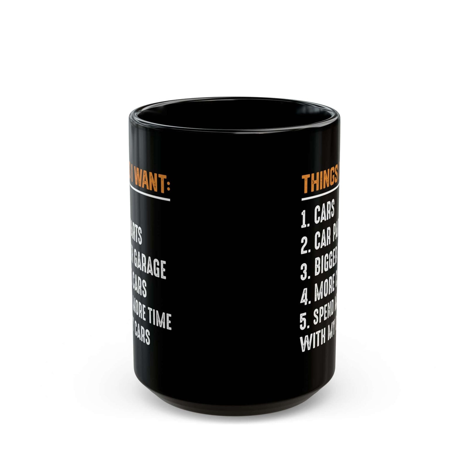Things I Want Coffee Mug coffee cup - gearhead gift idea