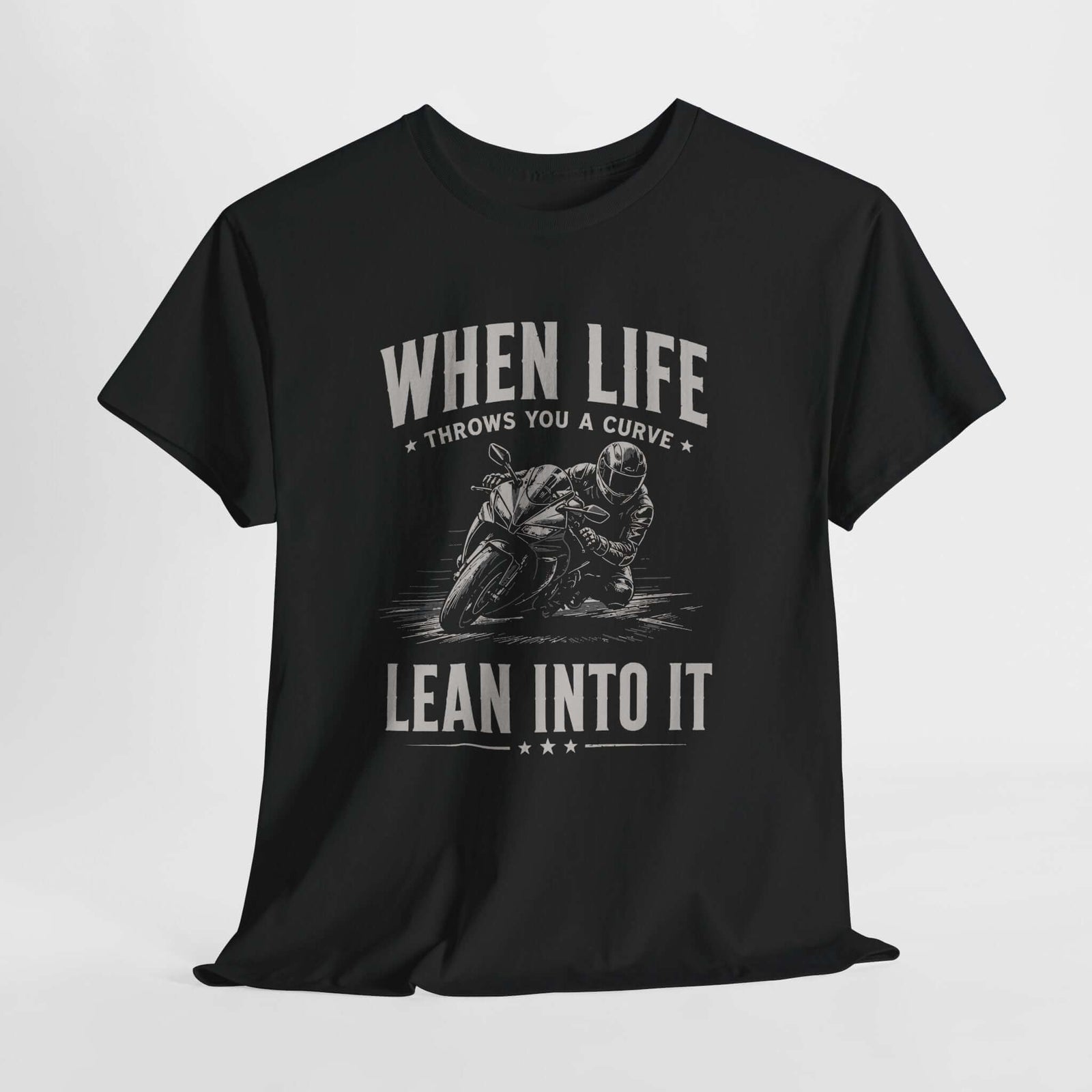 Lean Into It T-Shirt | Funny Sportbike Rider Gift Tee